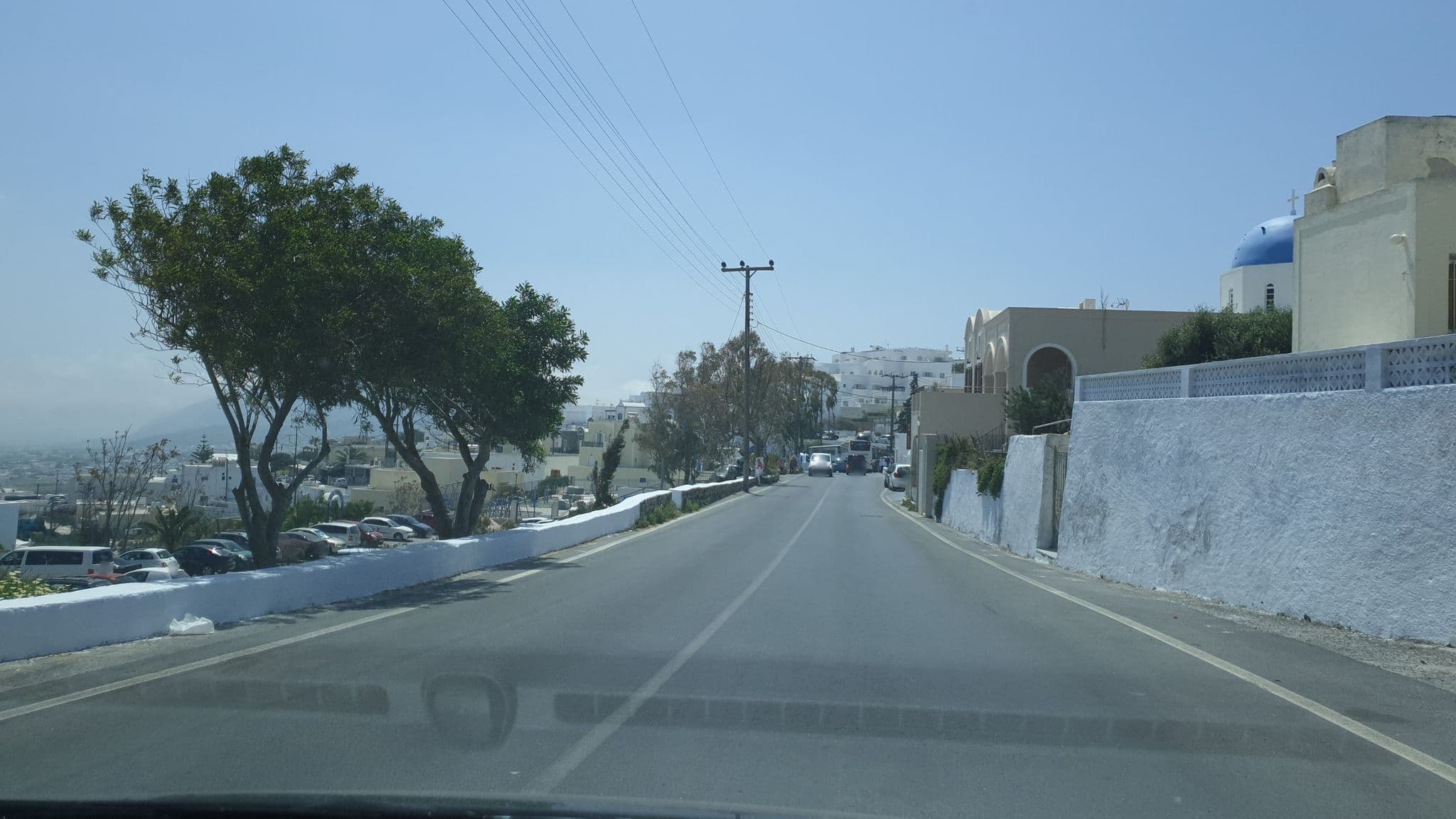Street view near Aerino Villa, Firá