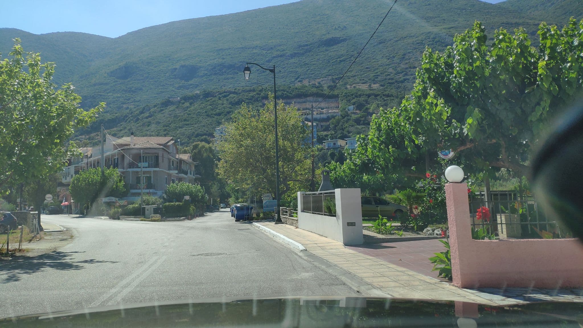 Street view near Xenia Apartments, Nidhríon — © pppetros (CC BY-SA · Mapillary)
