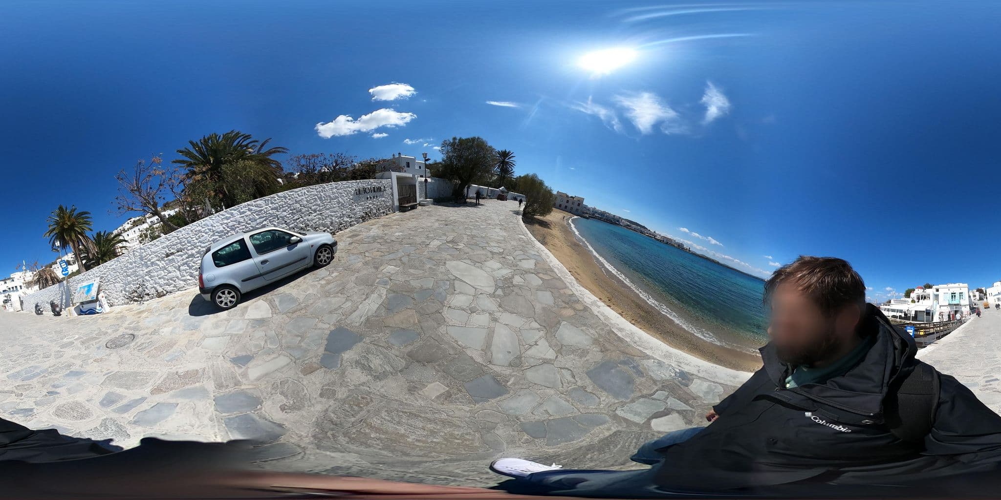 Street view near Leto, Mykonos — © efikour (CC BY-SA · Mapillary)
