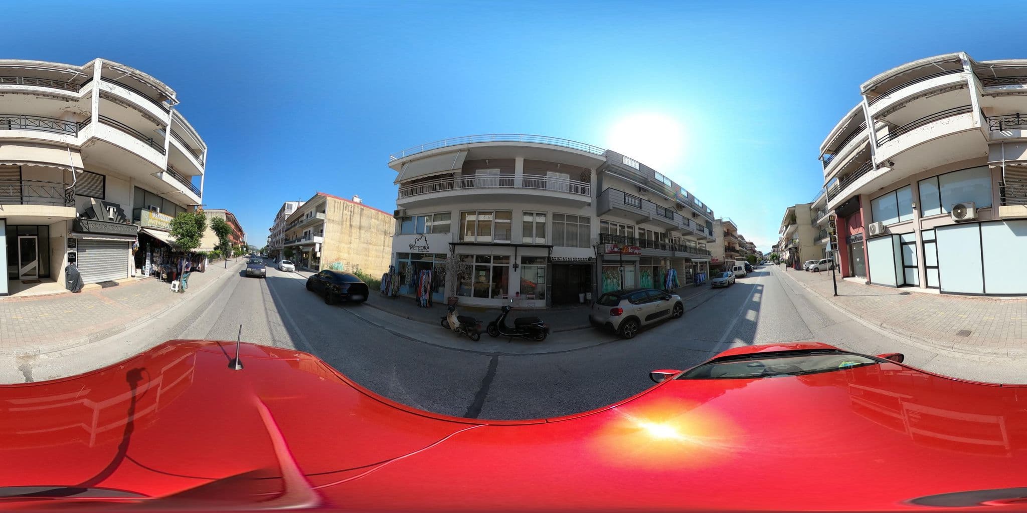 Street view near Hotel King, Kalampáka — © nglf (CC BY-SA · Mapillary)