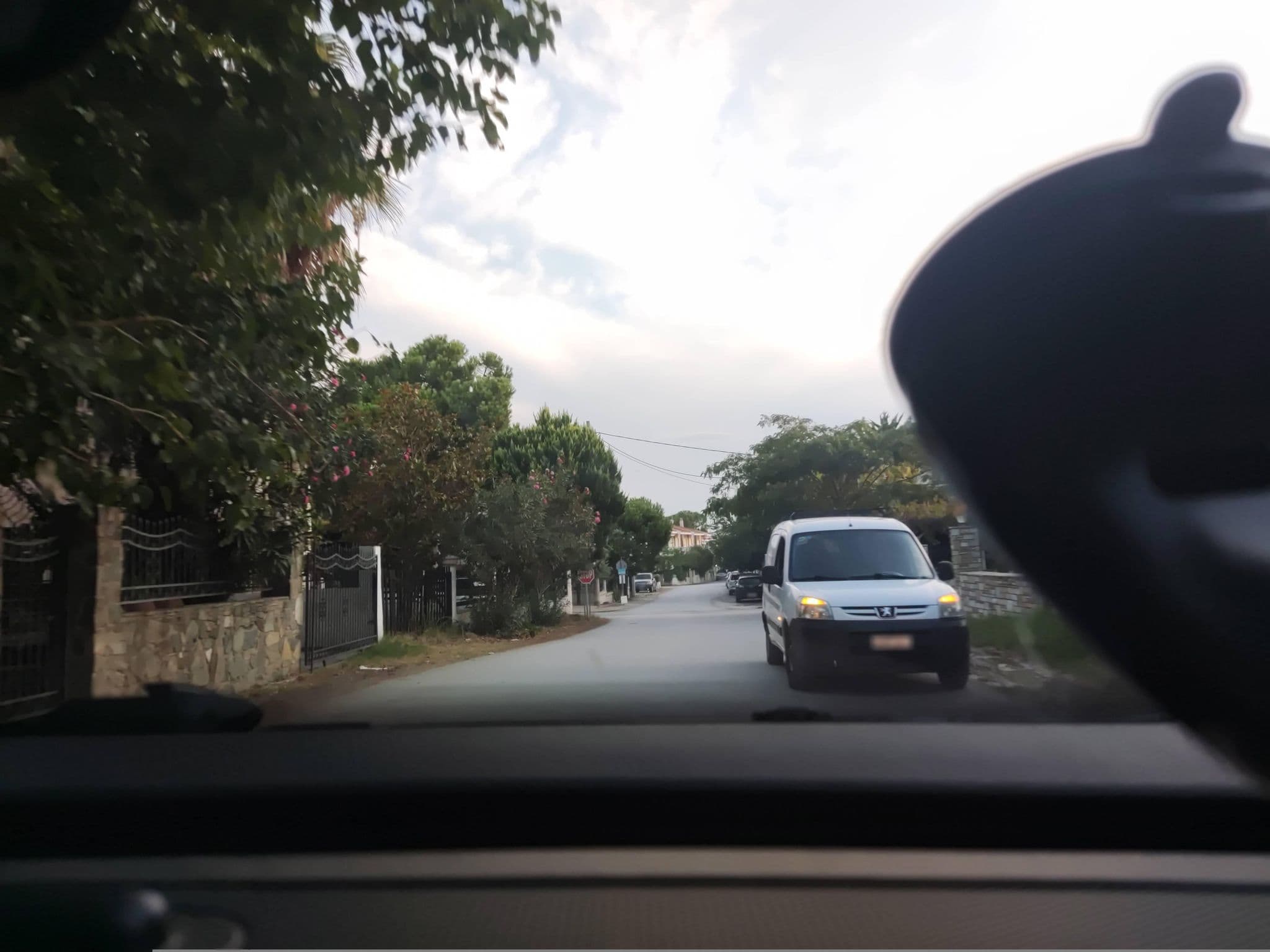 Street view near Ilis Villas, Níkiti
