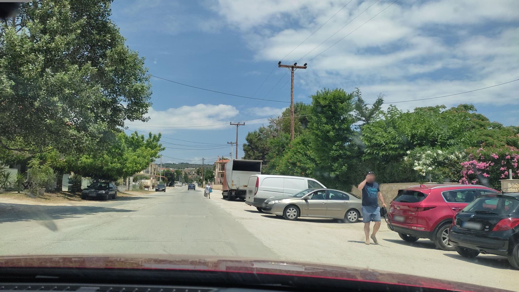 Street view near Blue Green, Níkiti