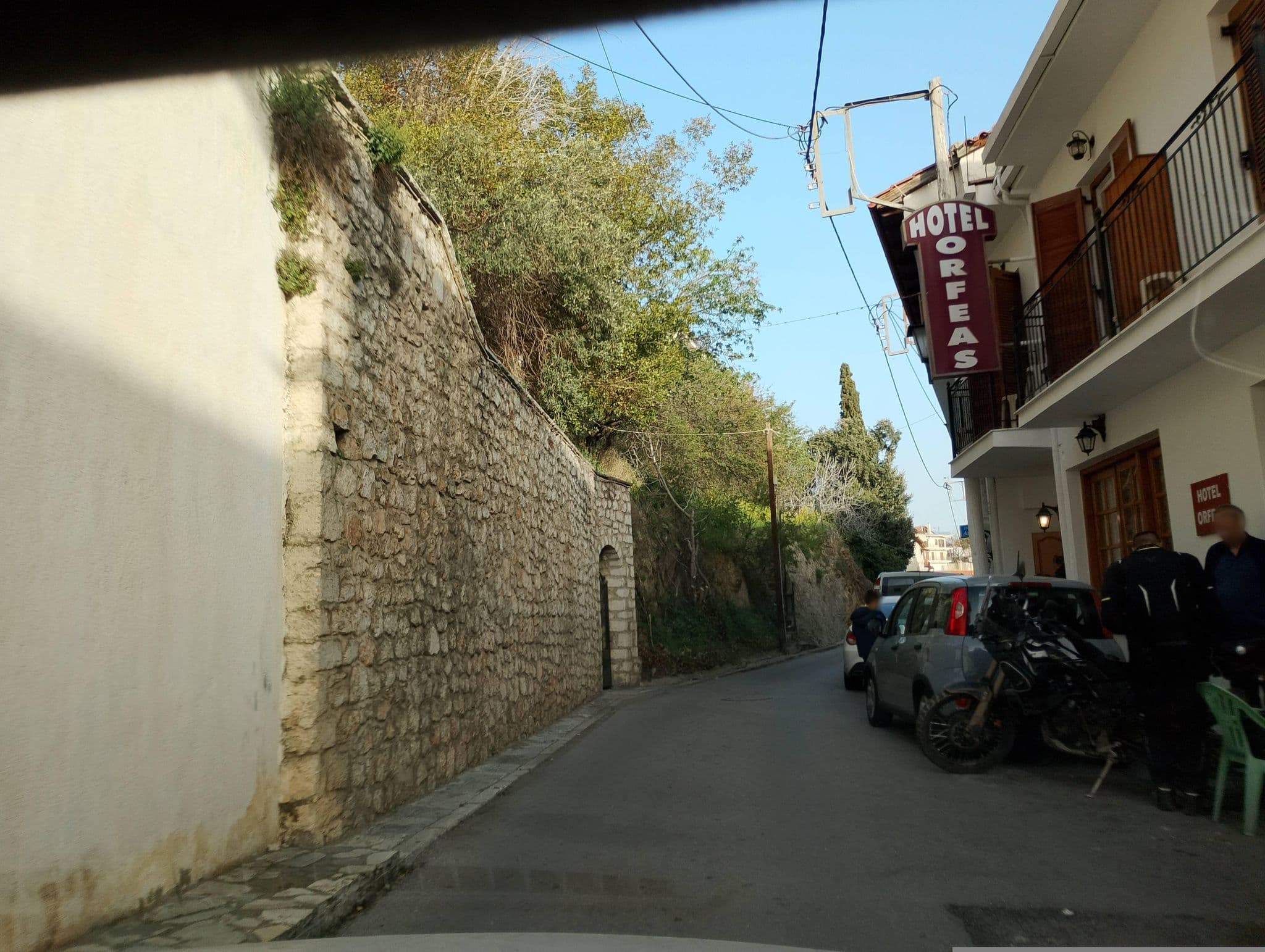 Street view near Hotel Orfeas, Delphi — © George_210 (CC BY-SA · Mapillary)