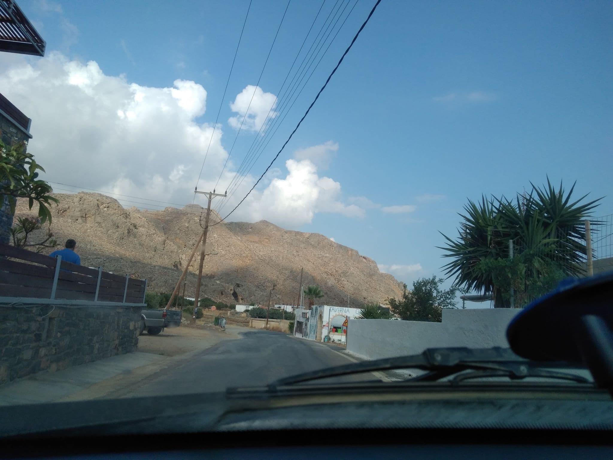 Street view near Kalo Nero Apartments, Makry-Gialos — © marooned (CC BY-SA · Mapillary)