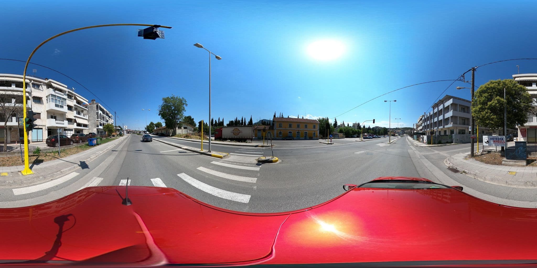 Street view near Spiri's House-Deluxe Apartment, Kalampáka — © nglf (CC BY-SA · Mapillary)