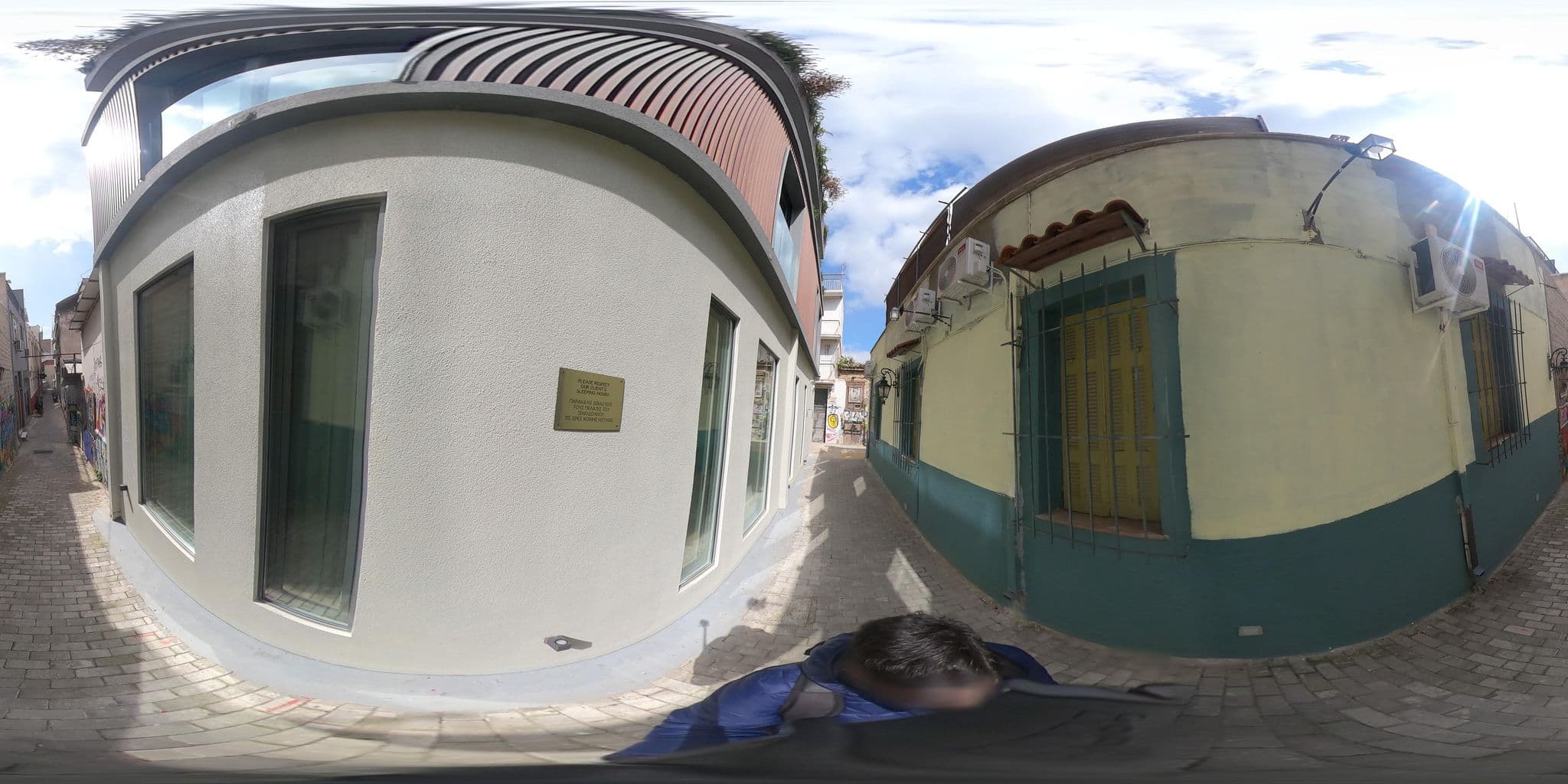 Street view near Central stay, Athens