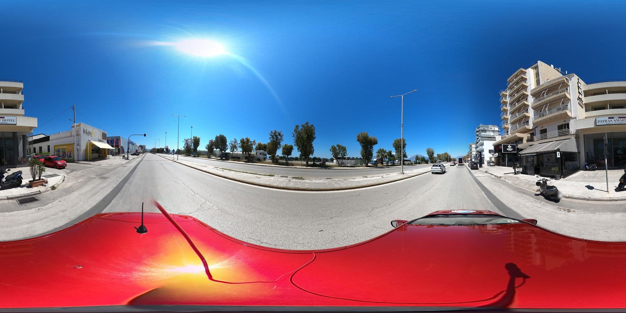 Street view near Airotel Patras Smart, Pátra — © nglf (CC BY-SA · Mapillary)