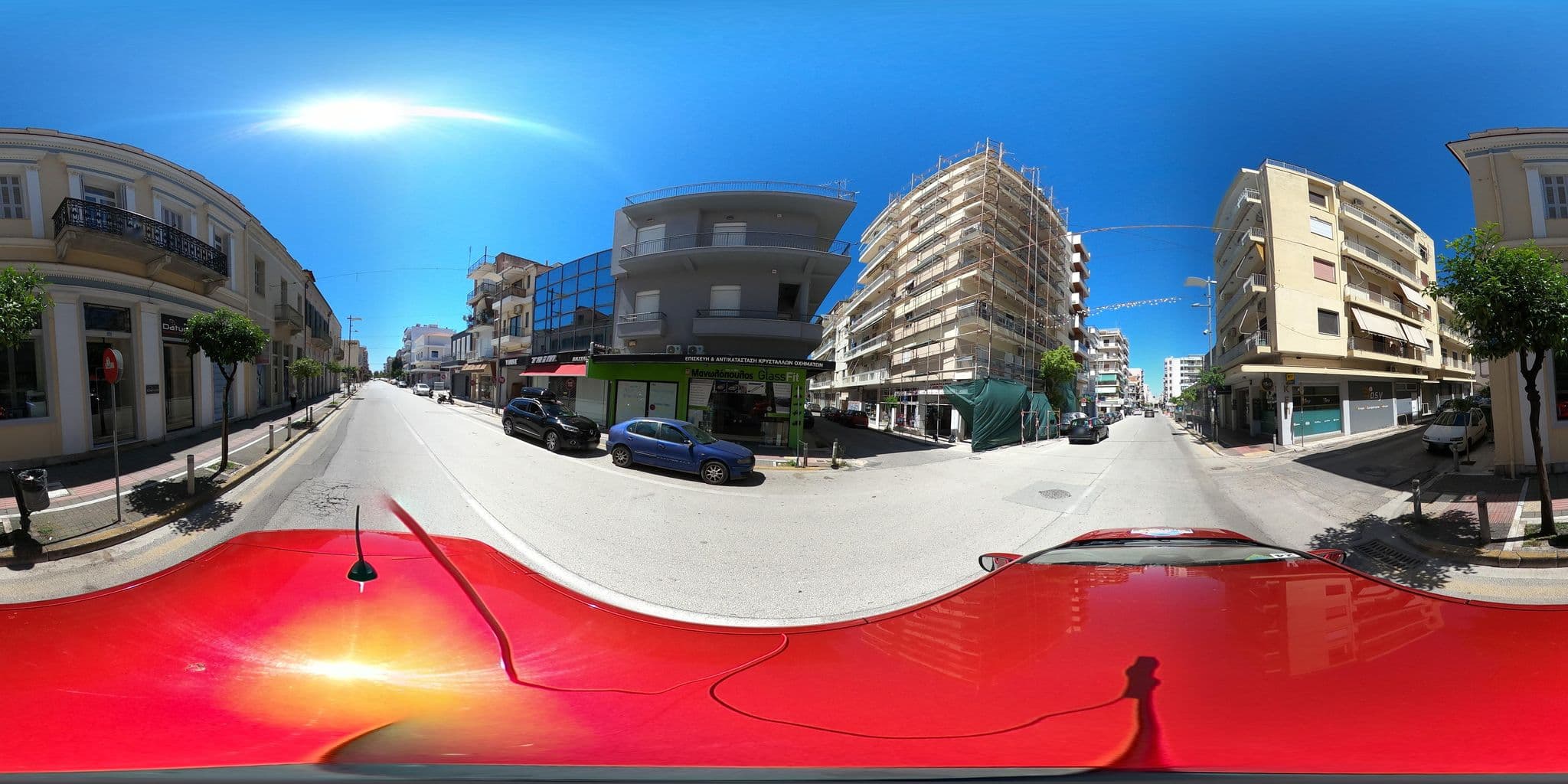 Street view near Sunny Apt near the ♥️ of Patras, Pátra — © nglf (CC BY-SA · Mapillary)
