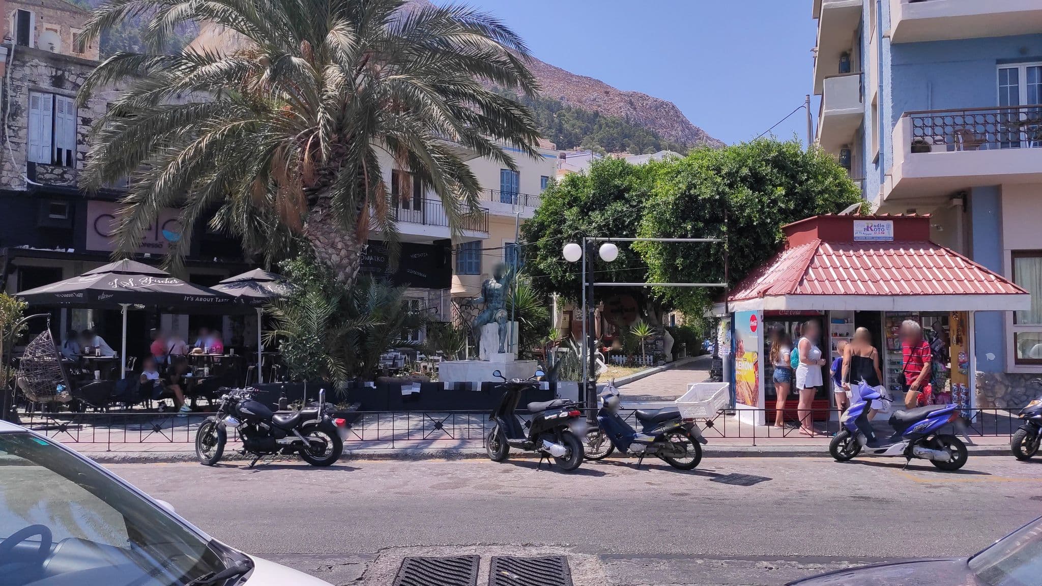 Street view near Olympic Hotel, Kálymnos — © osm1012 (CC BY-SA · Mapillary)
