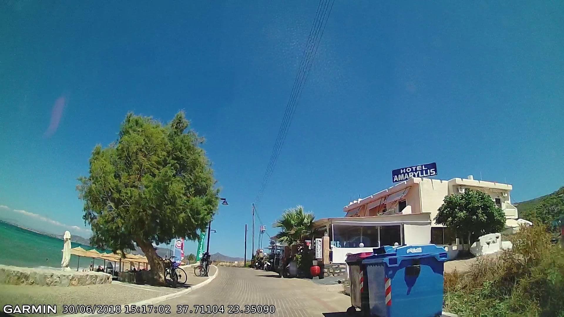 Street view near Amaryllis, Agkístri — © pppetros (CC BY-SA · Mapillary)