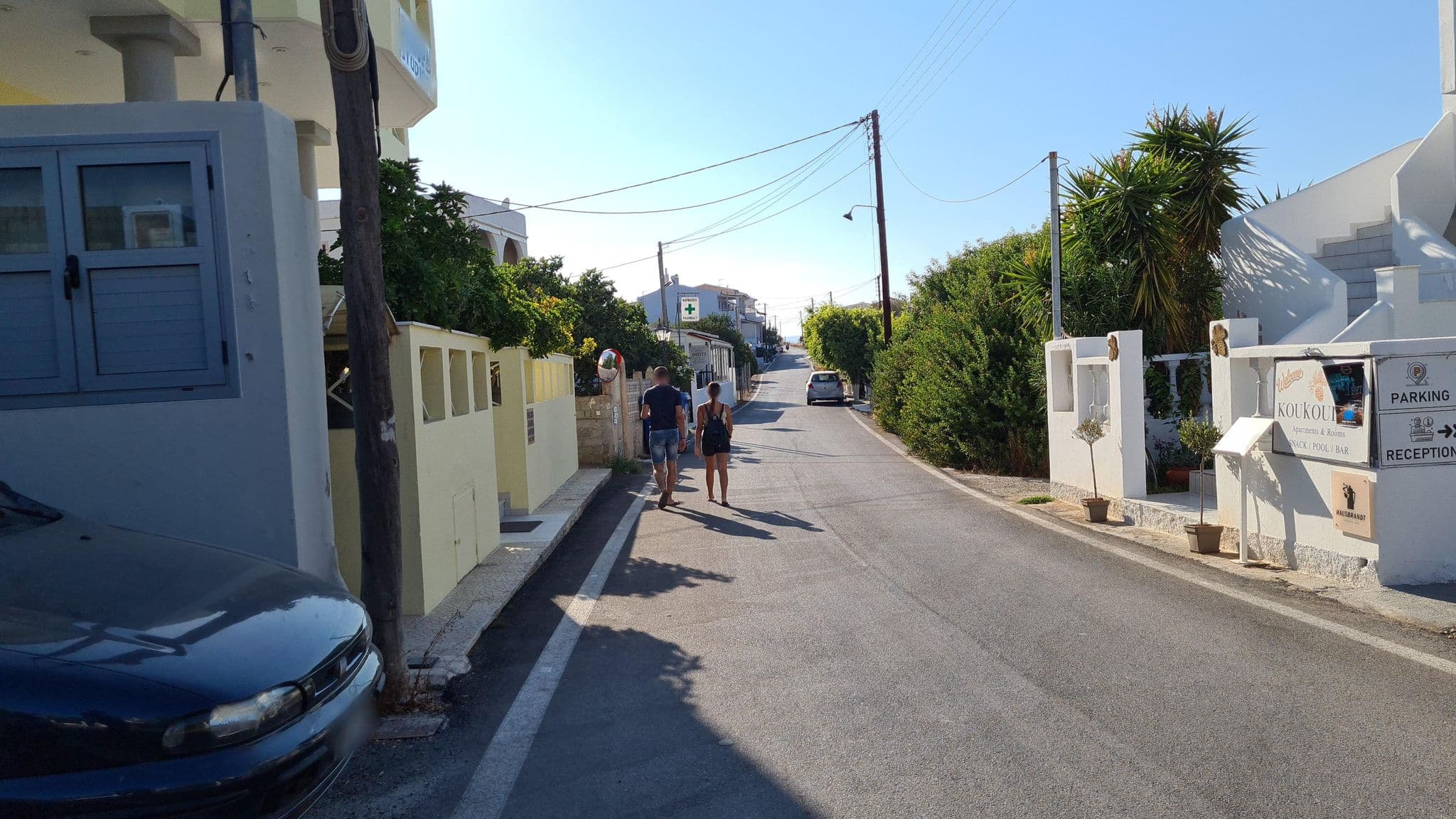 Street view near Europa Studios, Agkístri — © wardmuylaert (CC BY-SA · Mapillary)