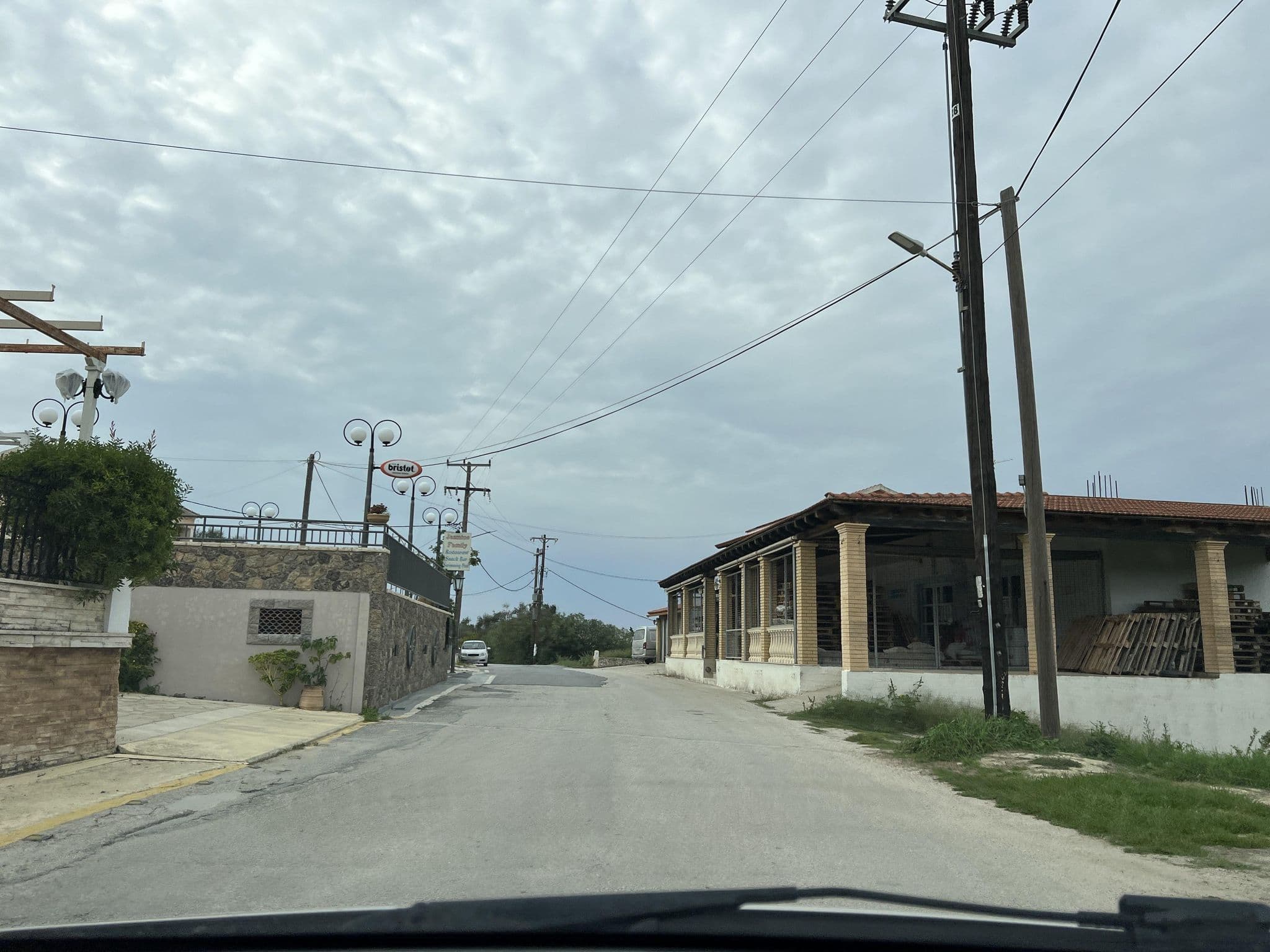 Street view near Perros Hotel, Agios Georgis