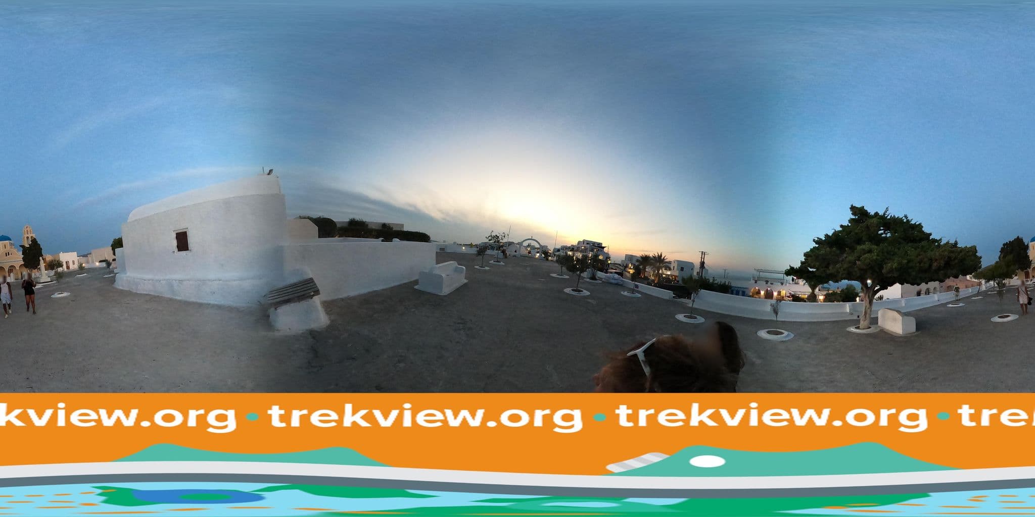 Street view near Canaves Oia Suites, Oía — © trekviewed (CC BY-SA · Mapillary)