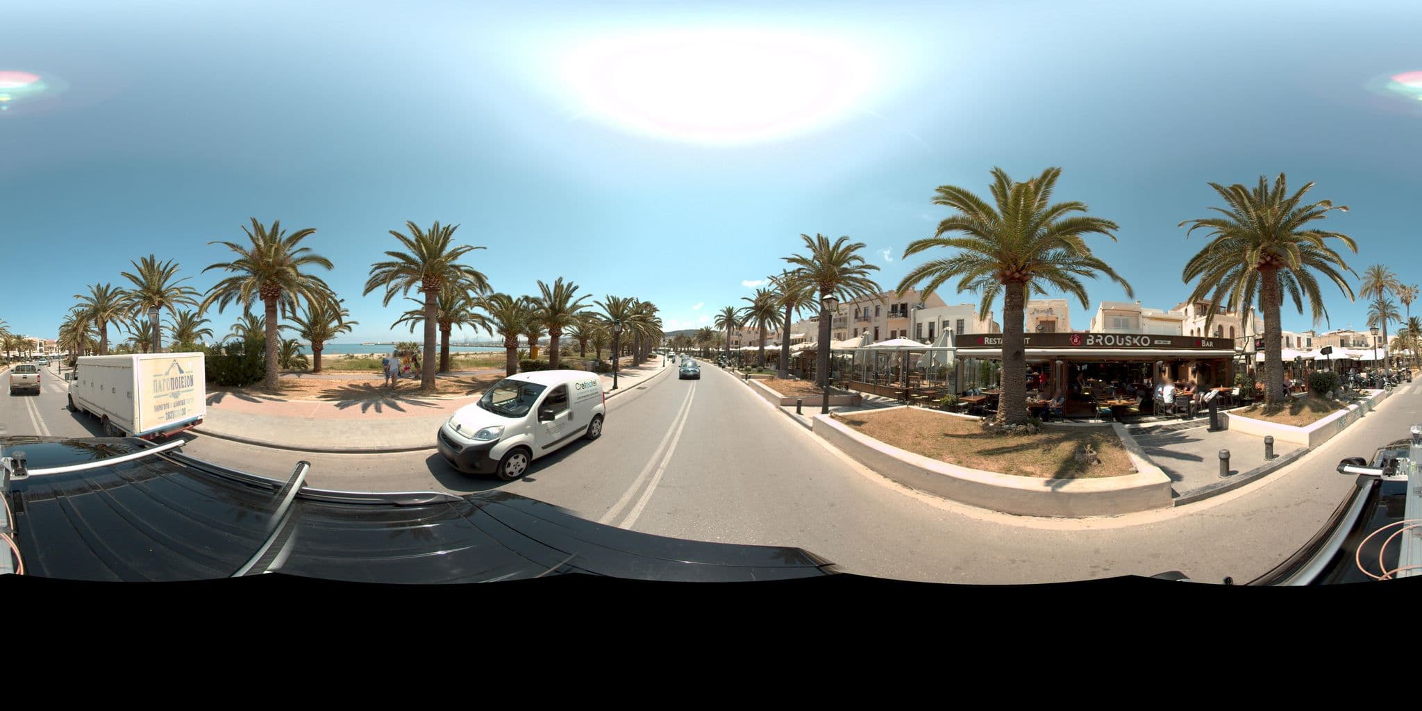 Street view near Seafront Old Town, Rethymno