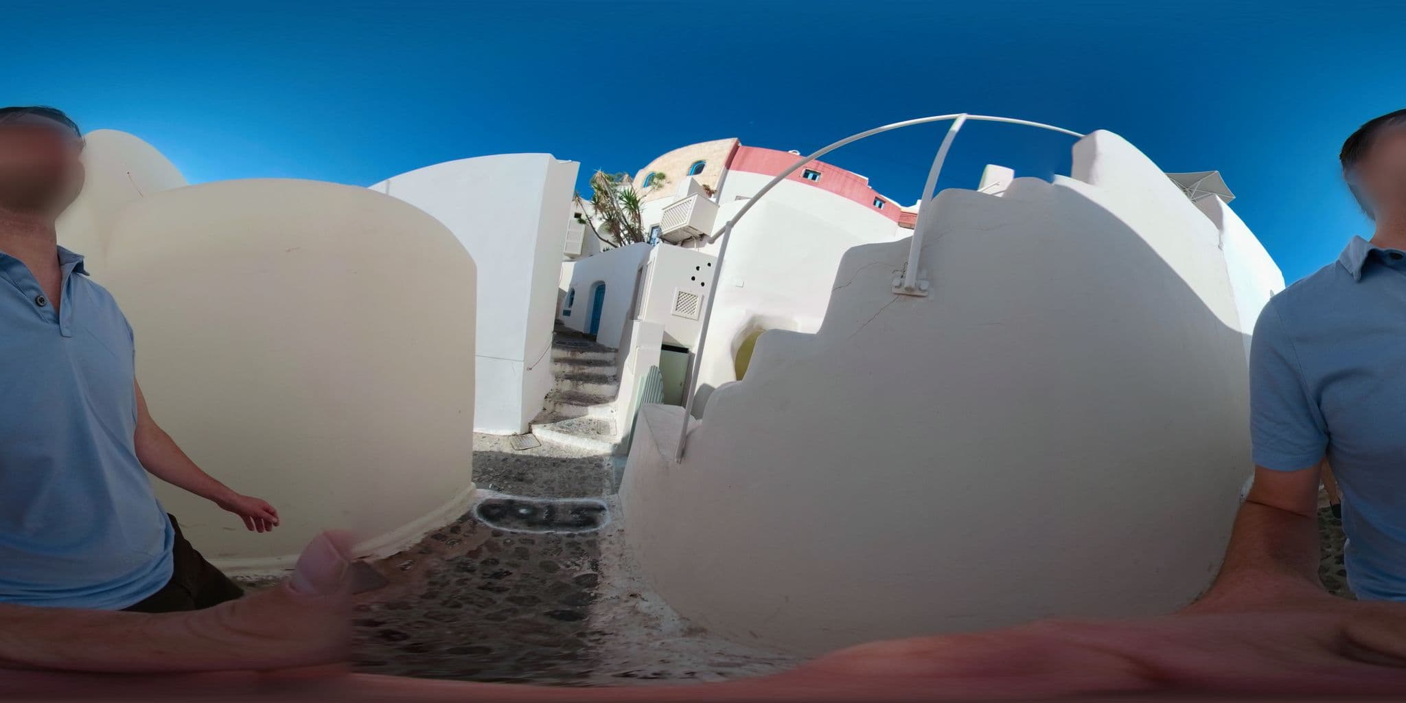Street view near Opsis Cave House, Oía — © cookry (CC BY-SA · Mapillary)