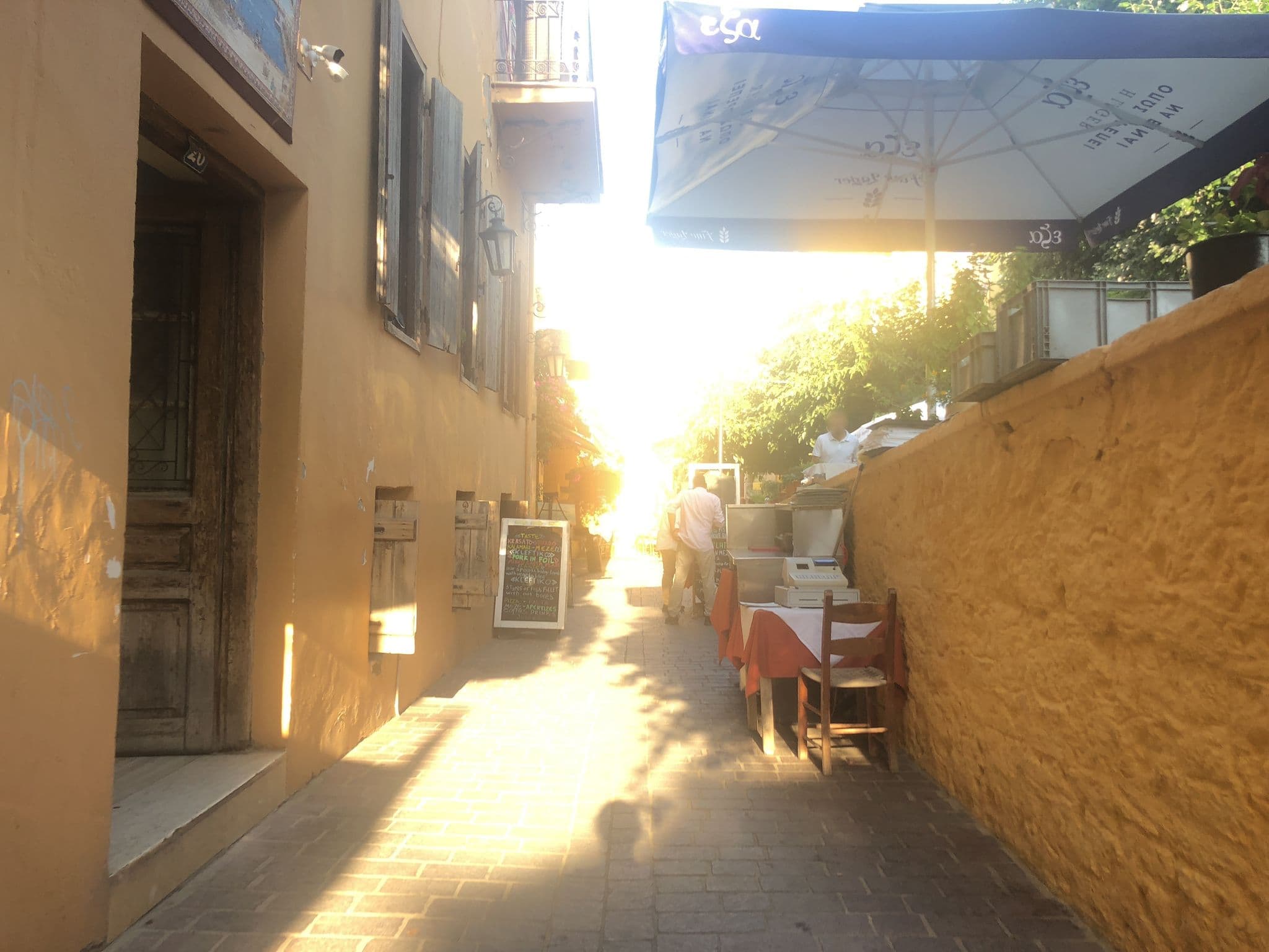 Street view near ENA, Chaniá — © rikkekofoed (CC BY-SA · Mapillary)