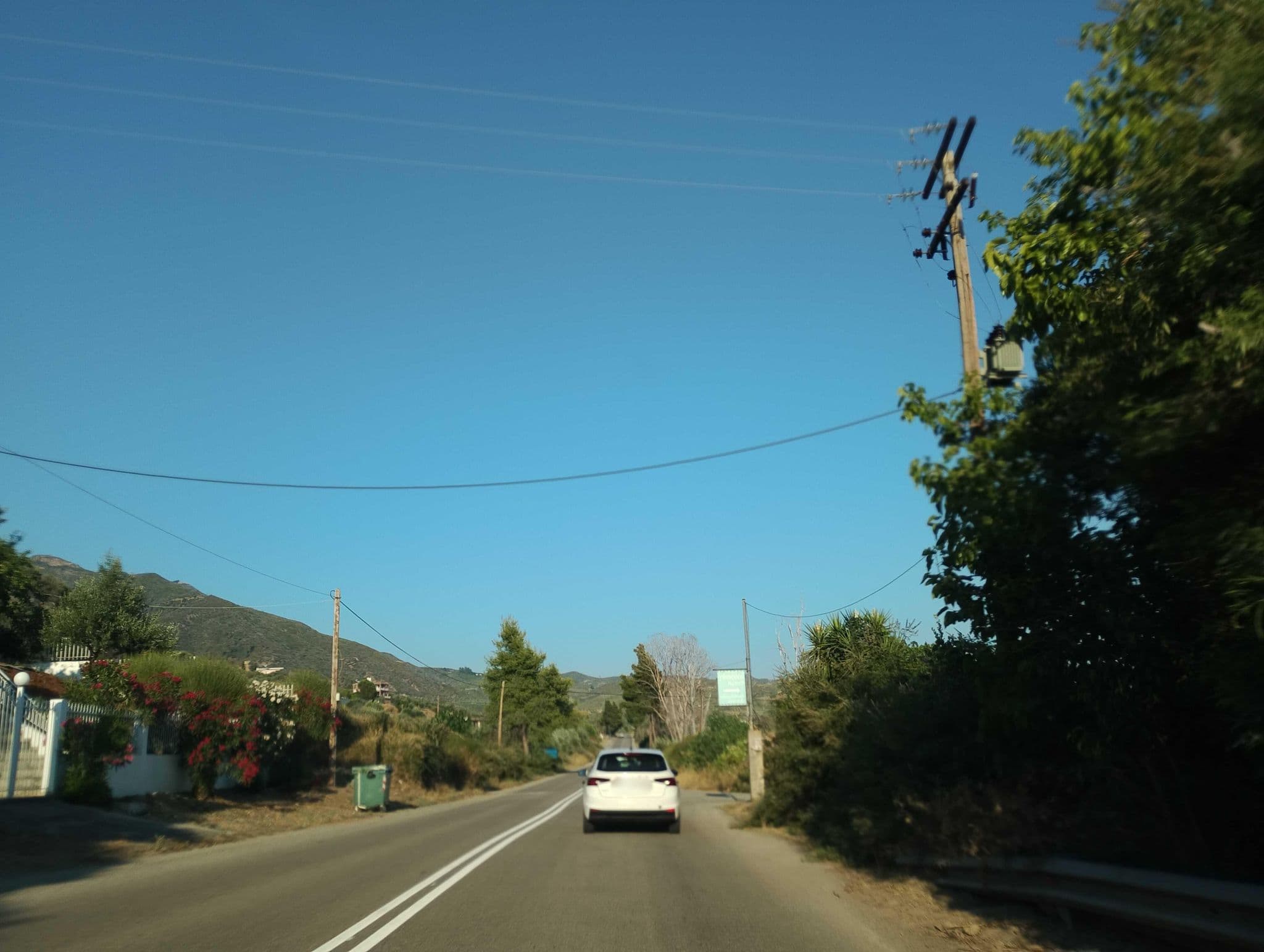 Street view near Lianos Apartments, Roviés — © George_210 (CC BY-SA · Mapillary)