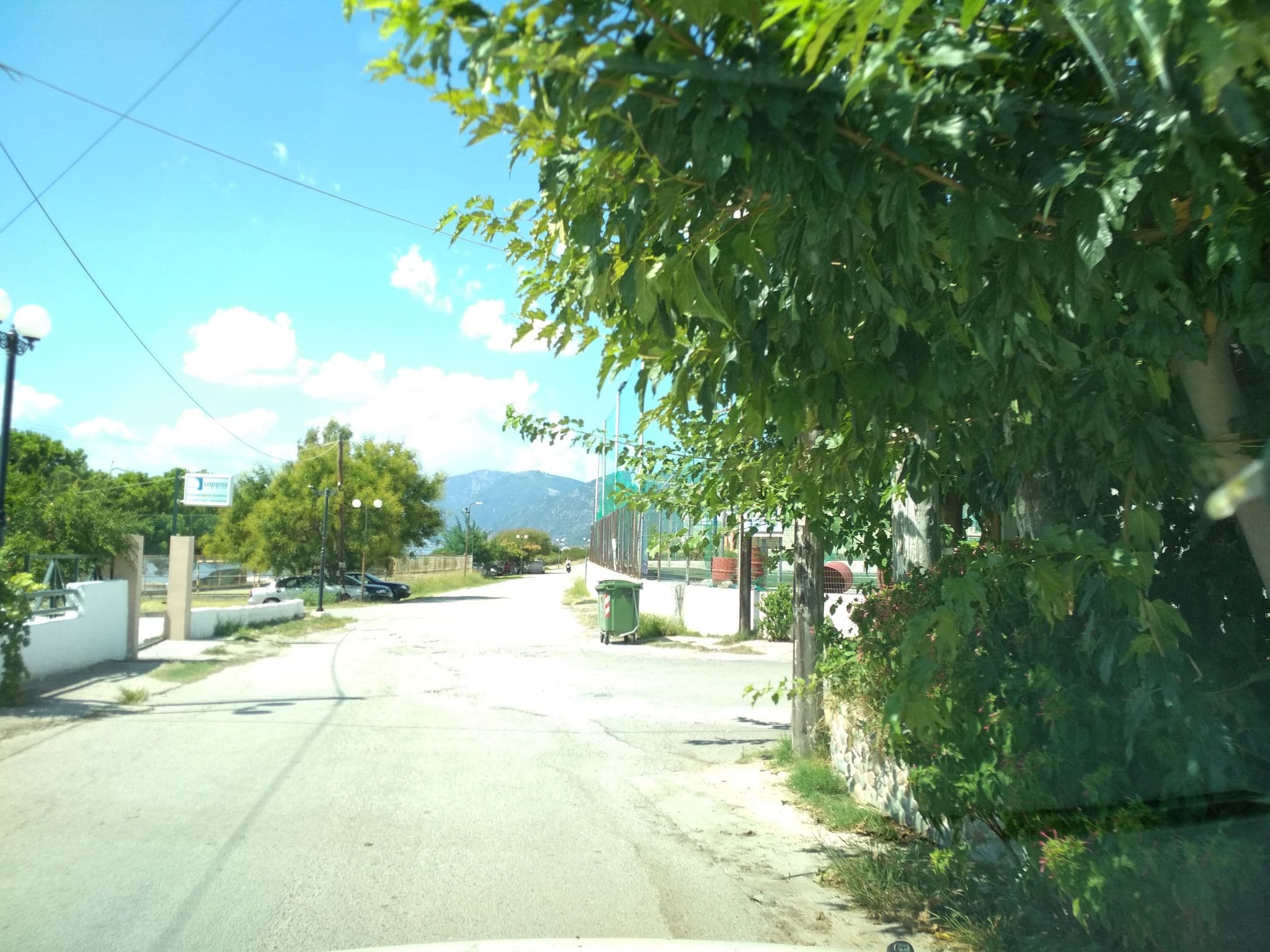 Street view near Lappas Rooms, Roviés — © cryoranger (CC BY-SA · Mapillary)