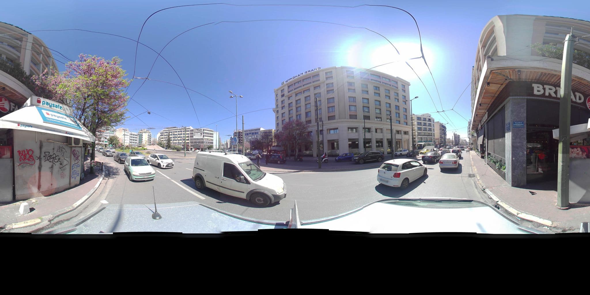 Street view near Wyndham Grand Athens Residence & Suites, Athens — © zaf3kala (CC BY-SA · Mapillary)