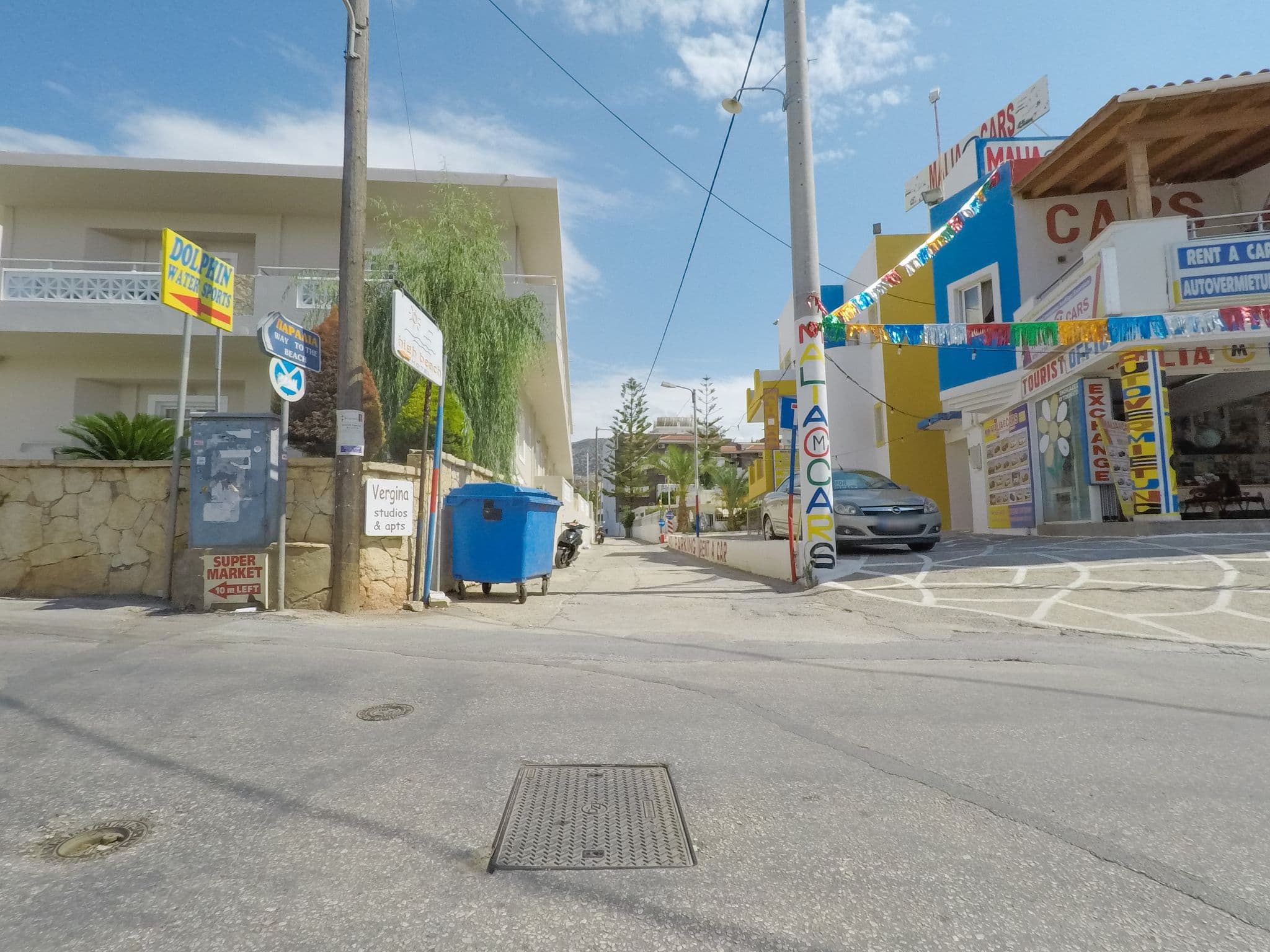 Street view near Despina Apartments, Mália — © esario (CC BY-SA · Mapillary)
