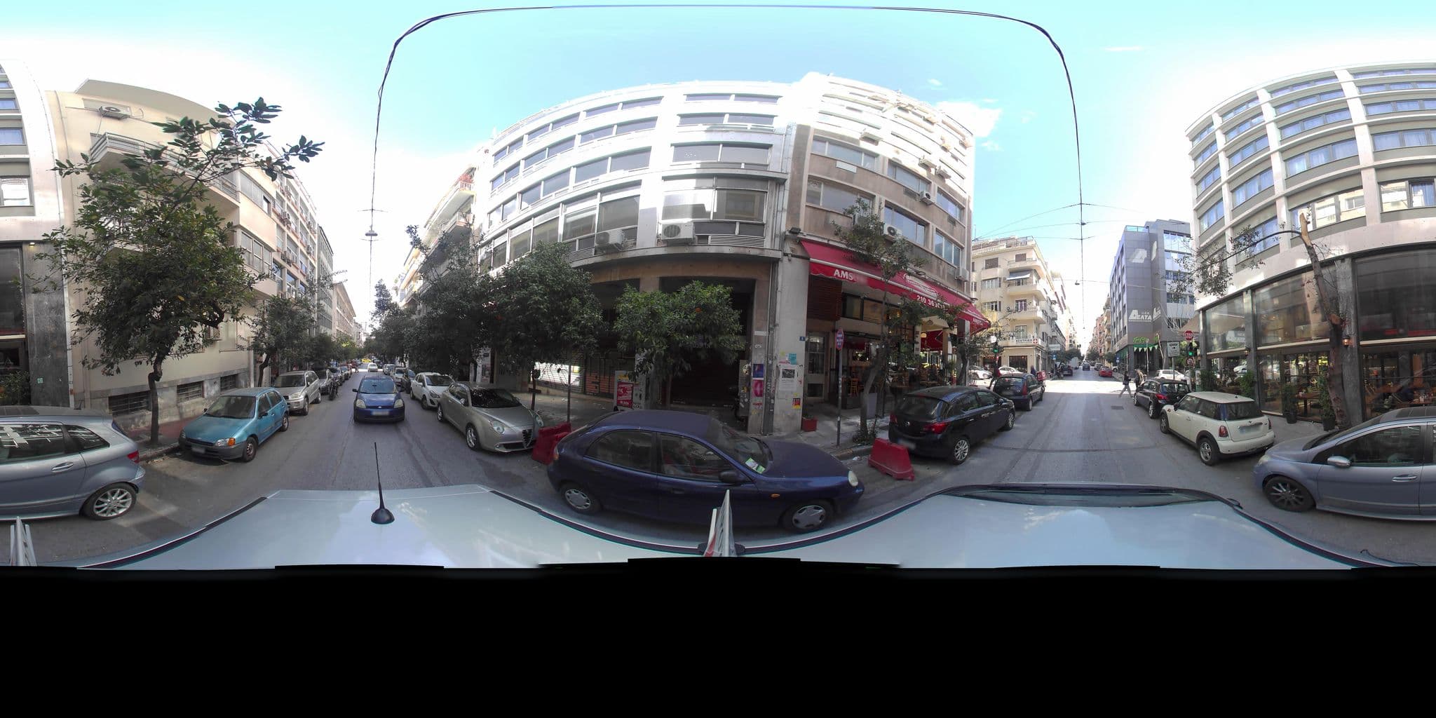 Street view near Hestia, Athens