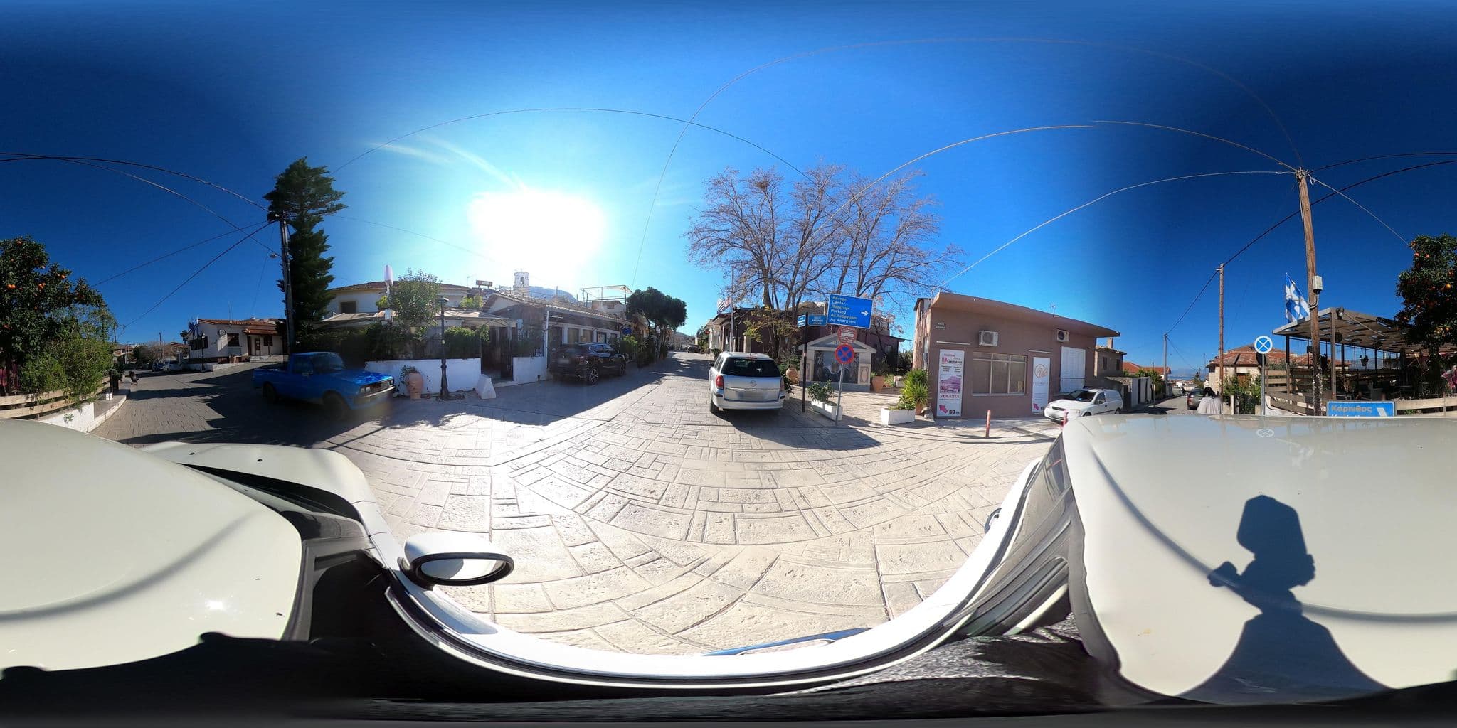 Street view near Pegasus, Arkhaía Kórinthos — © cedionysis (CC BY-SA · Mapillary)