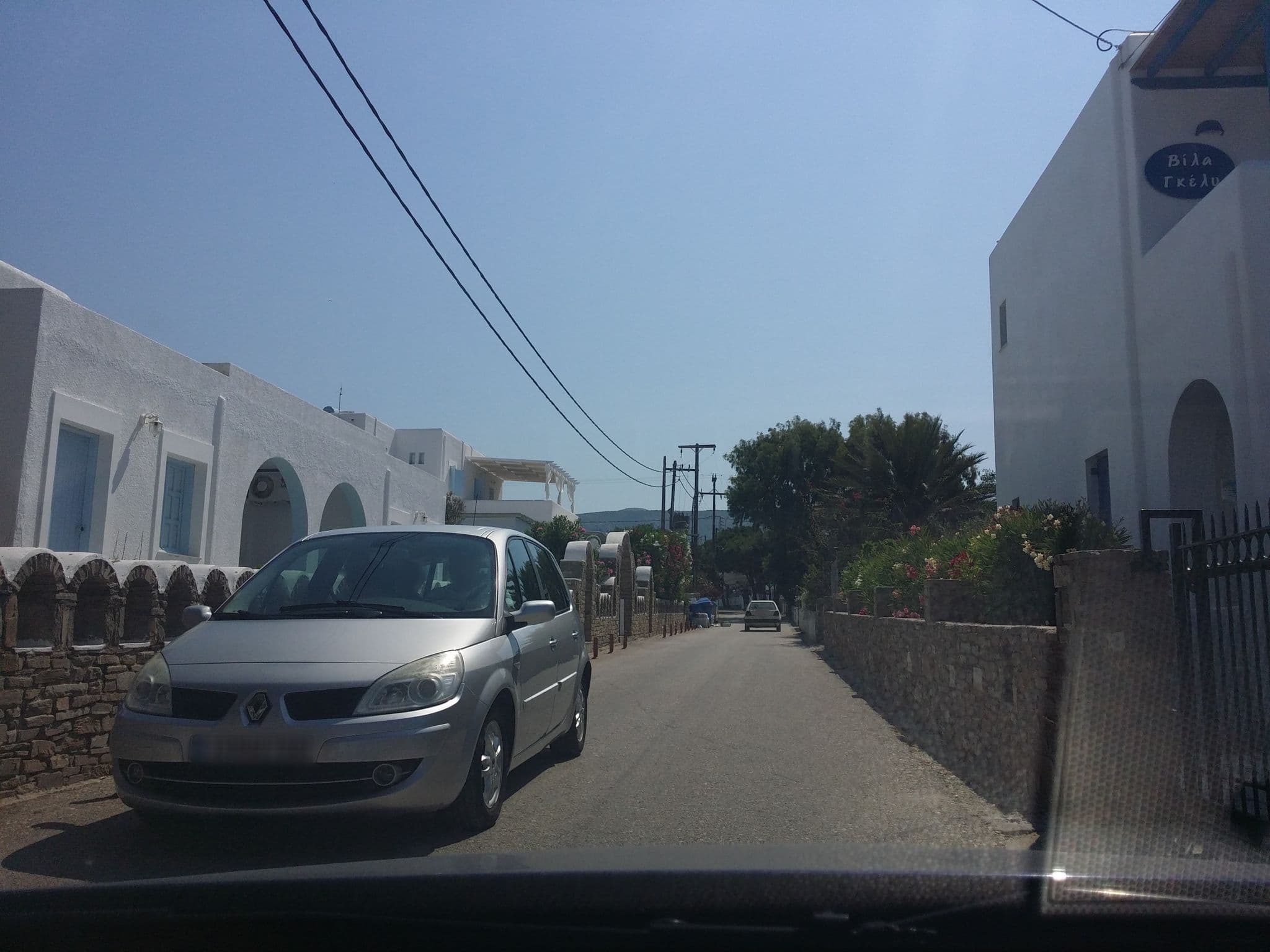 Street view near Villa Gelly, Páros — © pppetros (CC BY-SA · Mapillary)