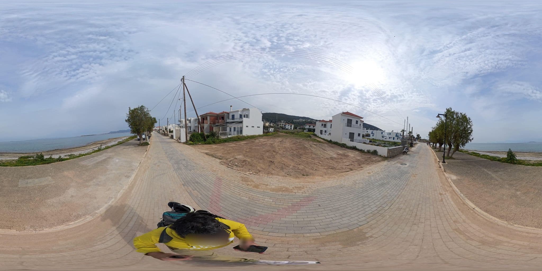 Street view near Agistri Beach, Agkístri — © NickGar (CC BY-SA · Mapillary)