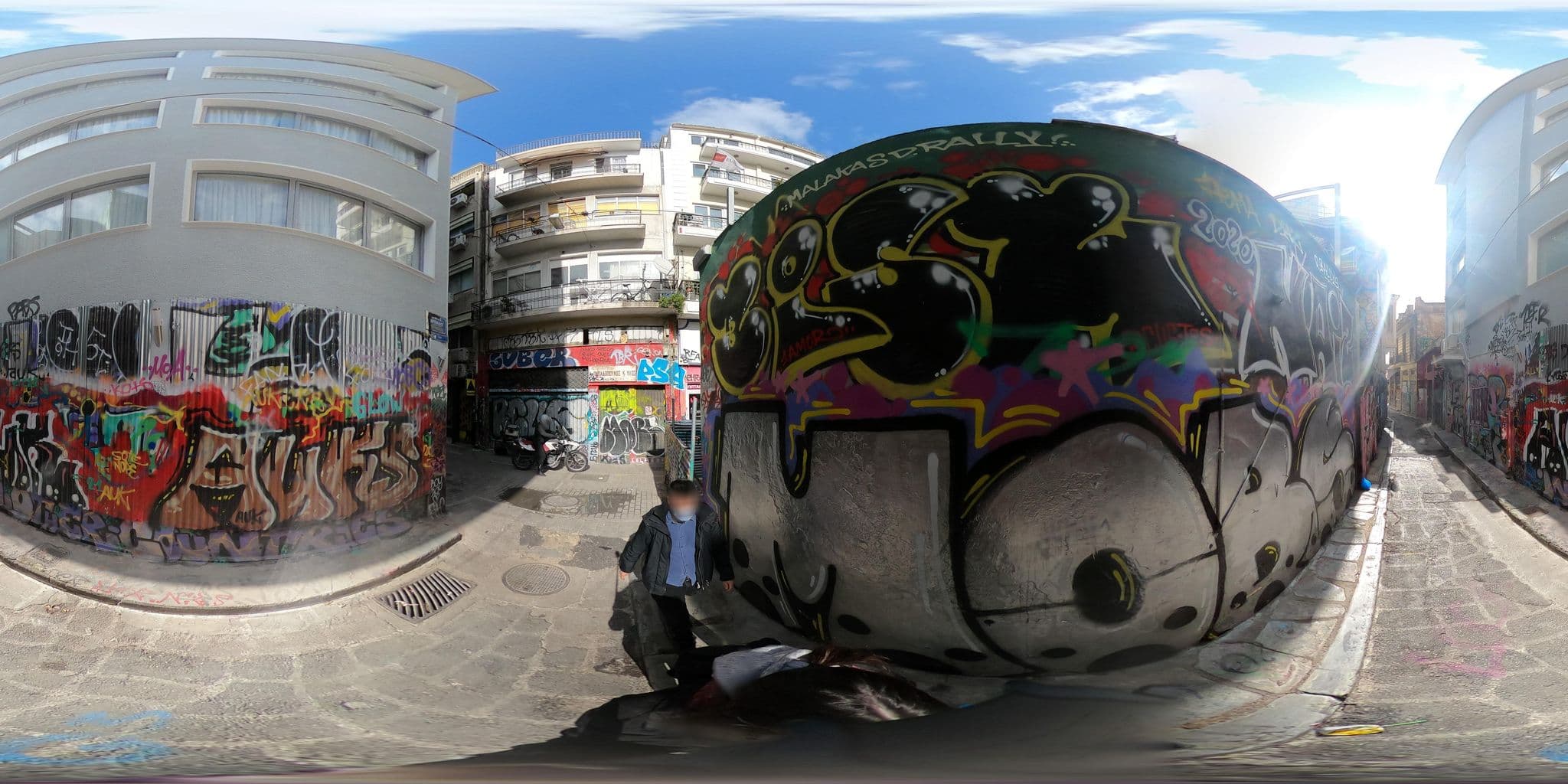Street view near Acropolis City Life Boutique Hotel, Athens