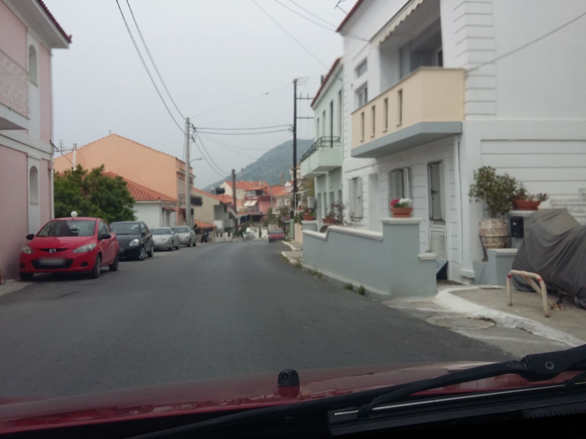 Street view near Hera II, Pythagóreio — © tasssosphotogra (CC BY-SA · Mapillary)
