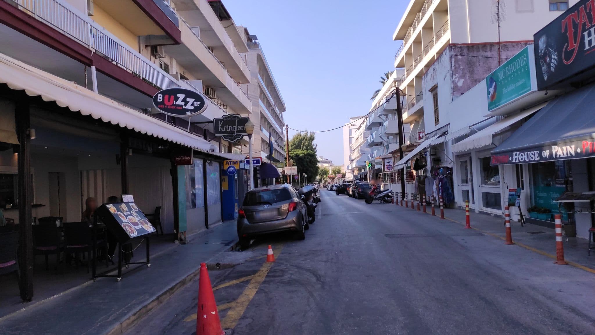 Street view near Efchi Suites 1904, Ródos