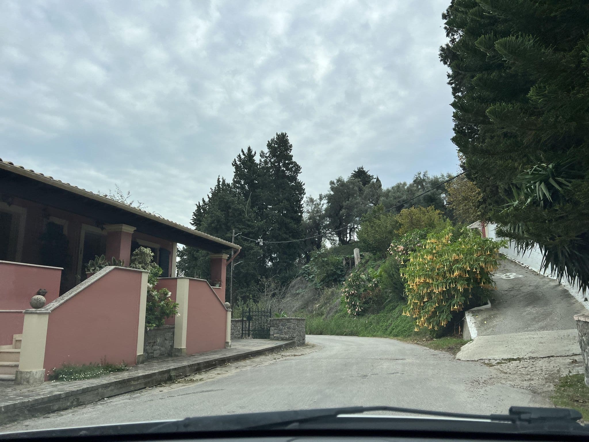 Street view near Despina's Home, Agios Georgis