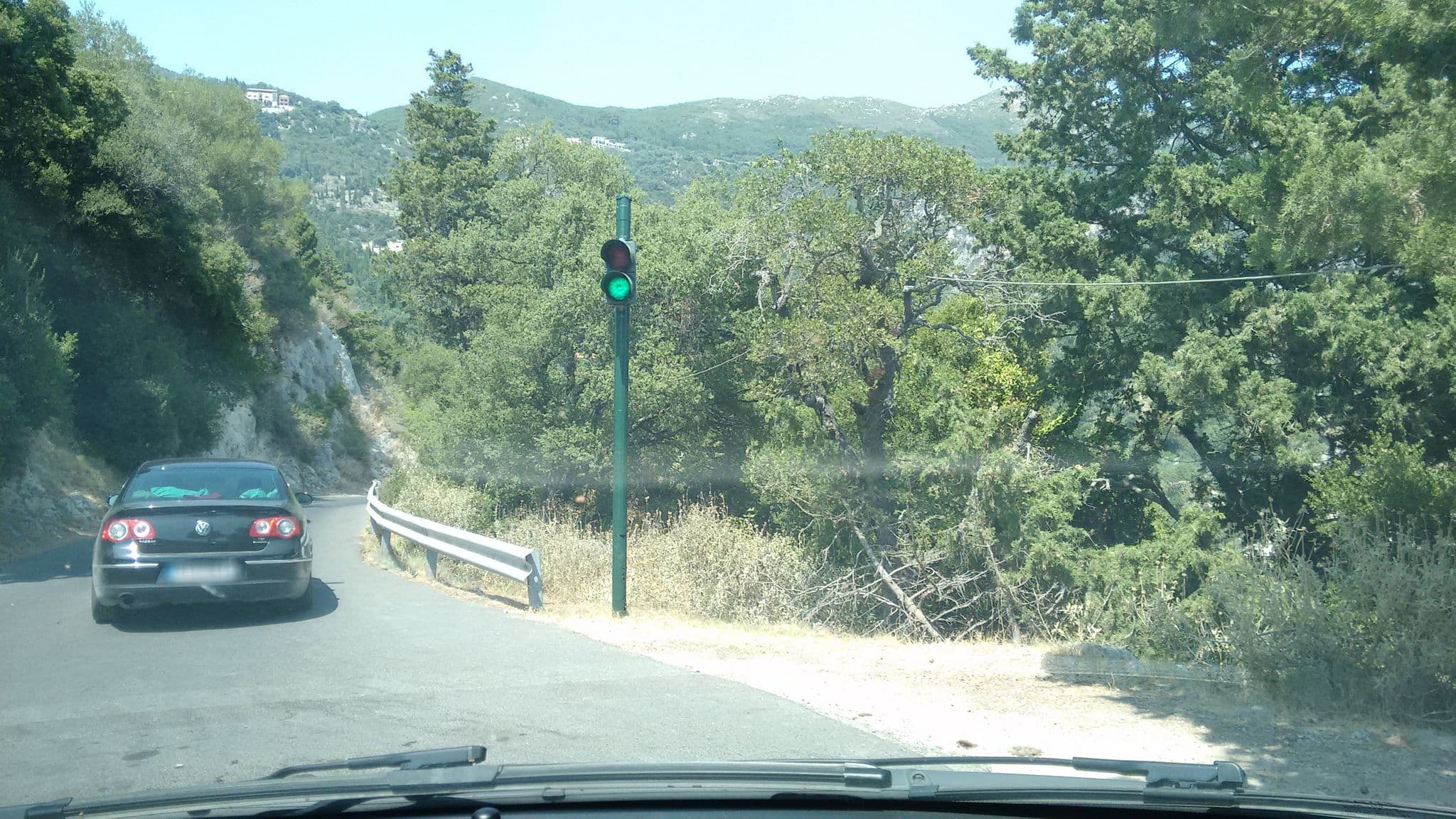 Street view near Hotel Apollon, Agios Georgis