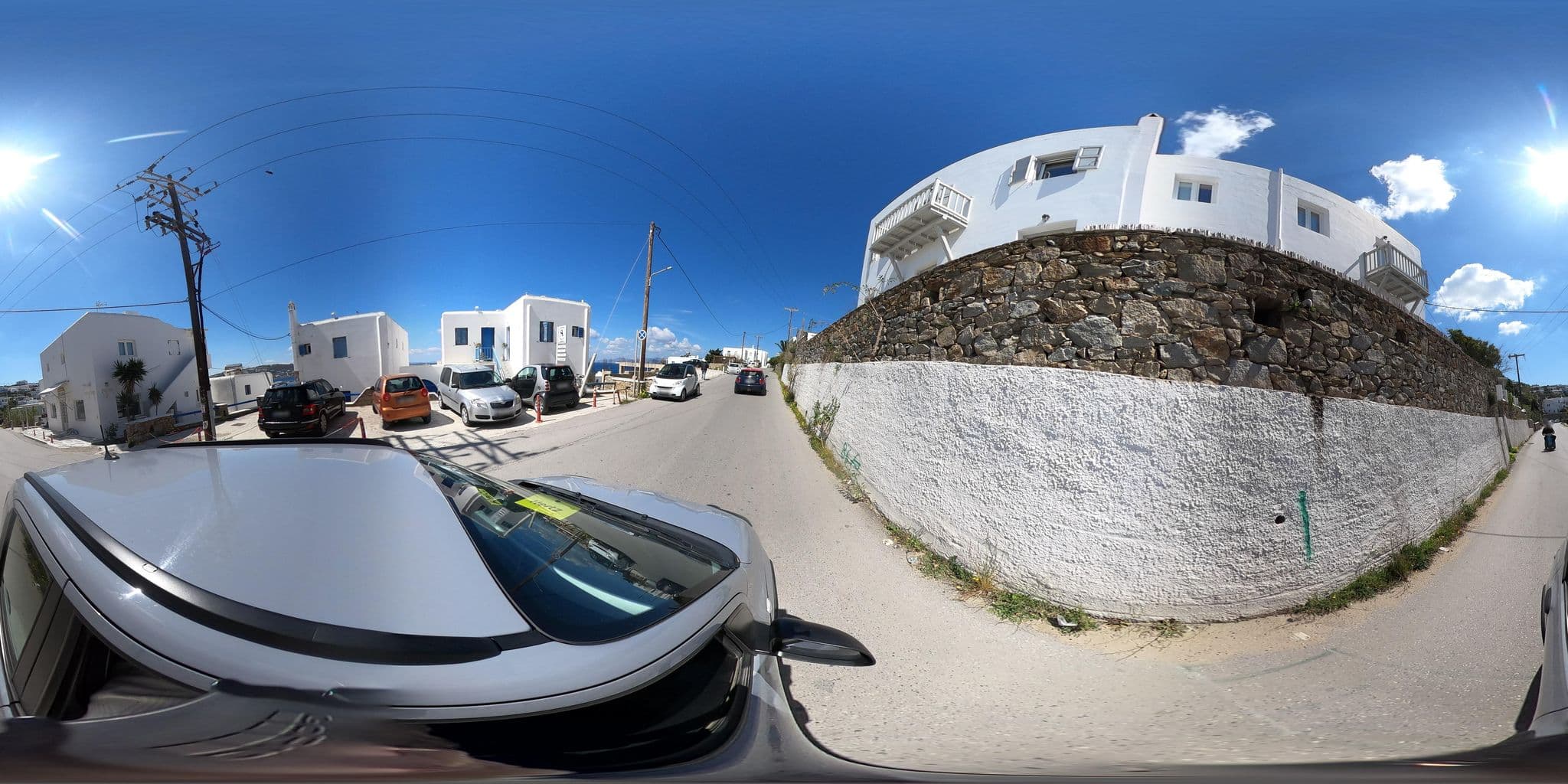 Street view near Numi Boutique Hotel Mykonos, Mykonos — © efikour (CC BY-SA · Mapillary)
