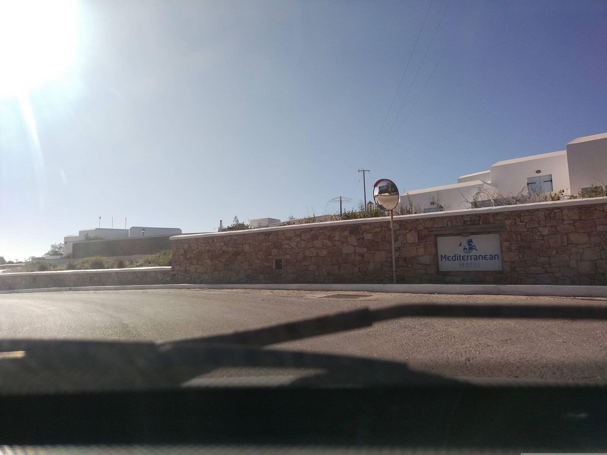 Street view near Mediterranean Hotel, Náxos