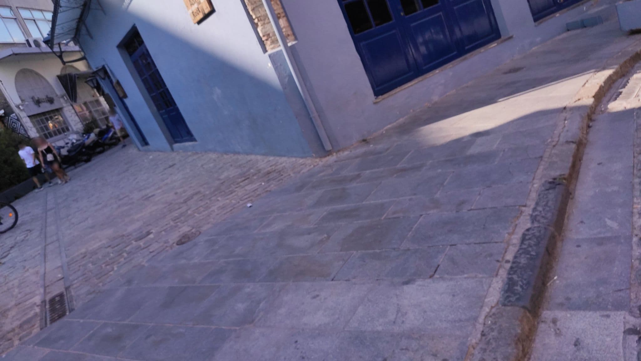 Street view near Olvios Lofts @Ladadika, Thessaloníki — © osm1012 (CC BY-SA · Mapillary)