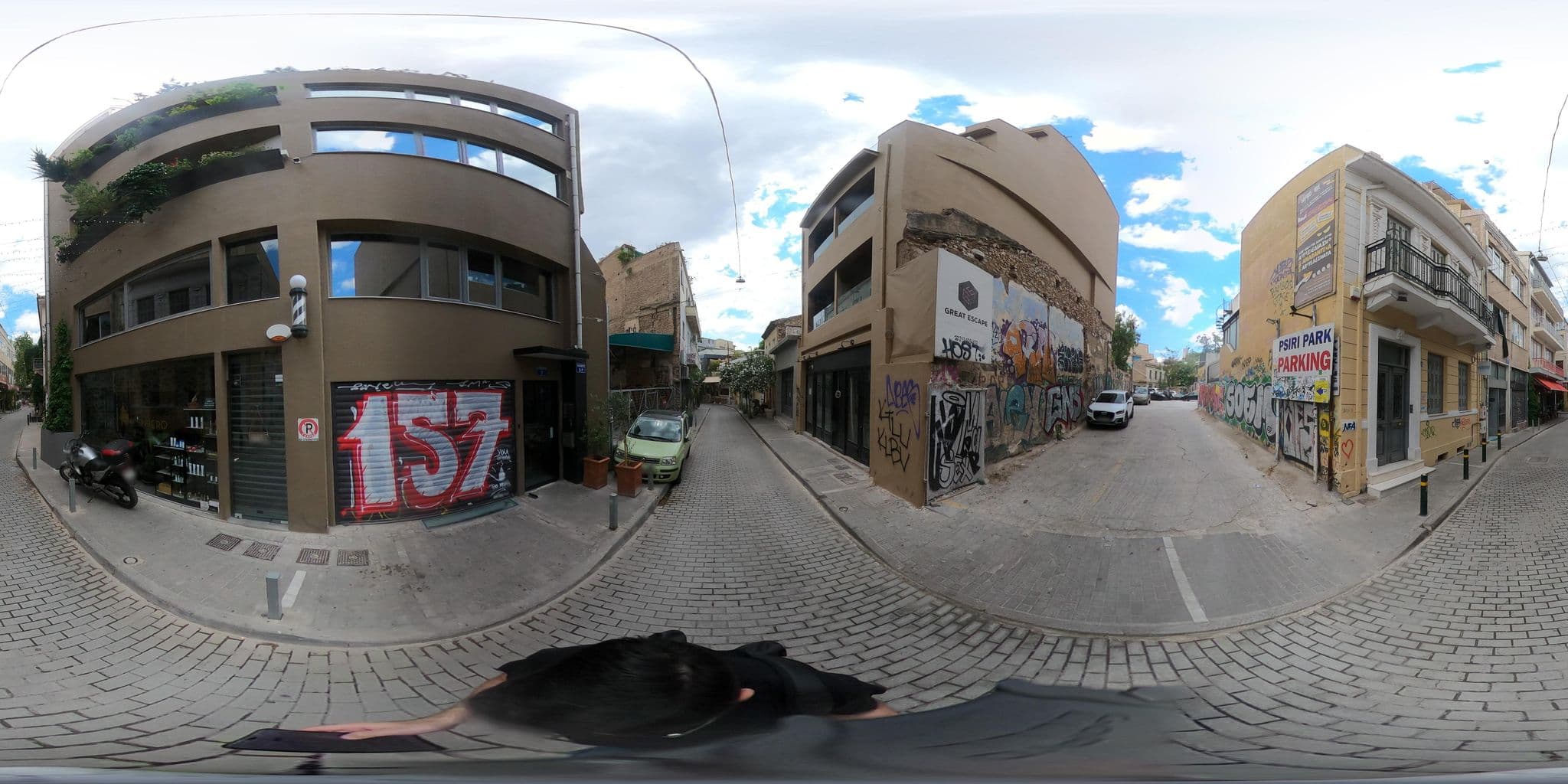 Street view near City Life Athens Apartments, Athens