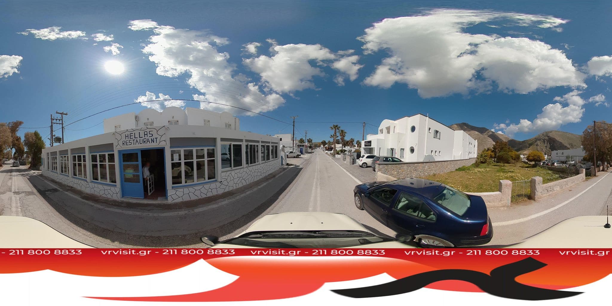 Street view near Hotel MaryBill, Emporeío — © VRvisit (CC BY-SA · Mapillary)