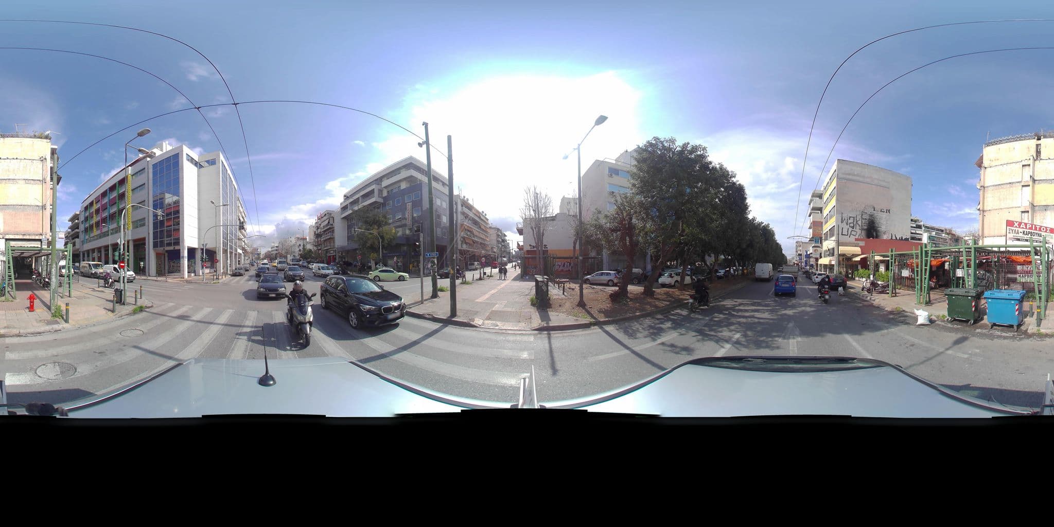 Street view near ibis Styles Athens Routes, Dhafní — © zaf3kala (CC BY-SA · Mapillary)