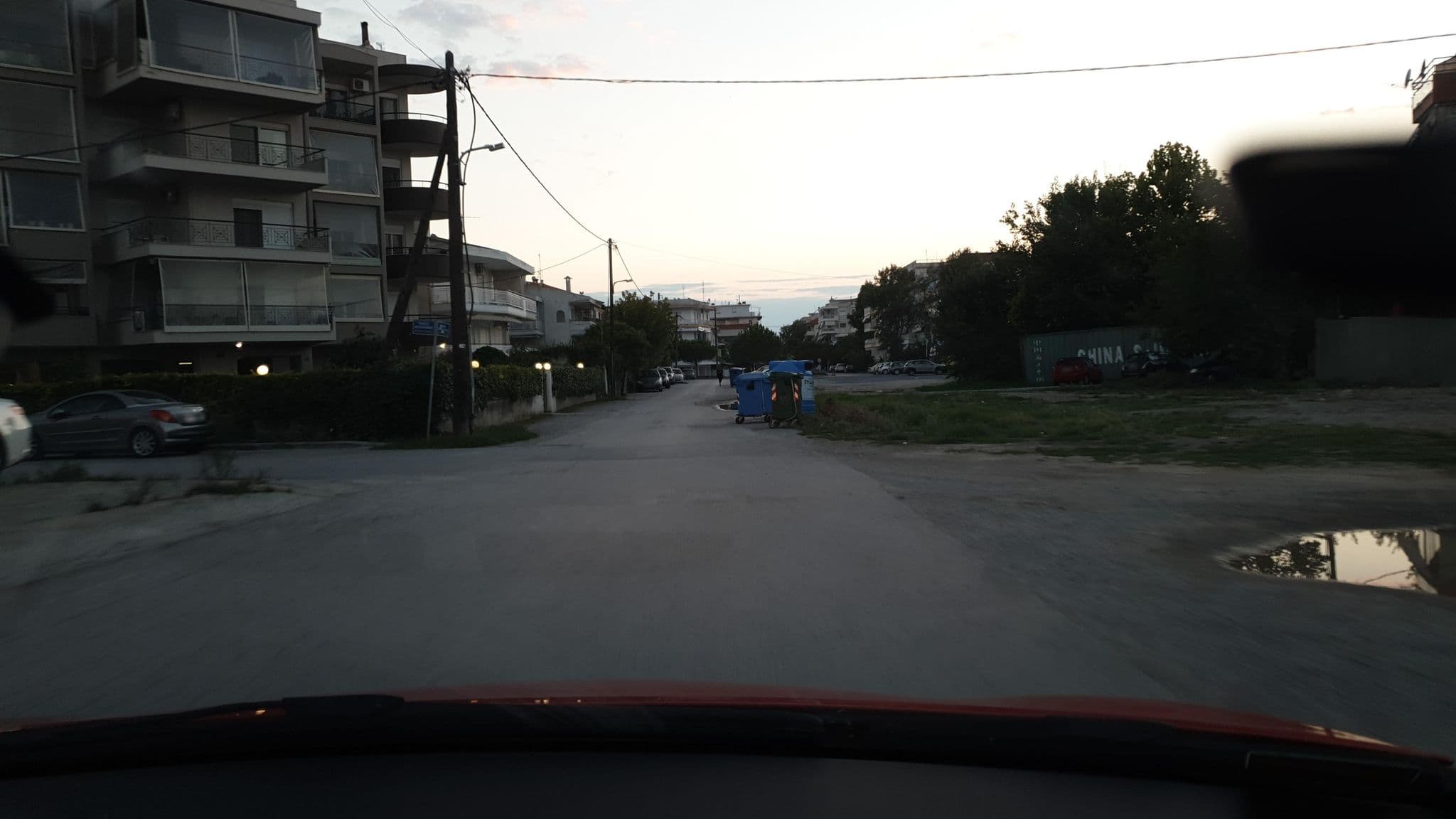 Street view near Sky Boutique Hotel, Peraía — © yannakis (CC BY-SA · Mapillary)