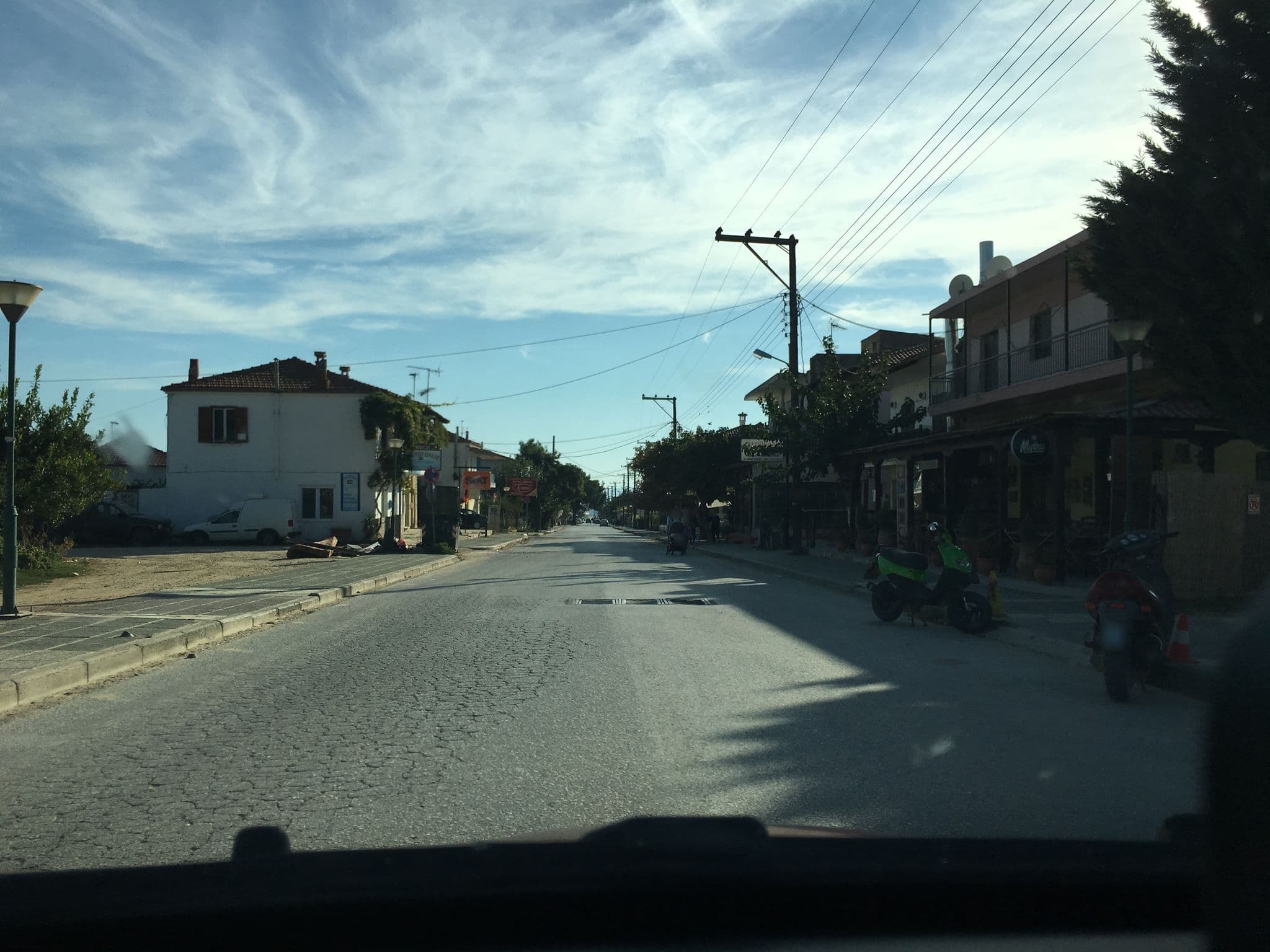 Street view near Kalipso Studios, Níkiti