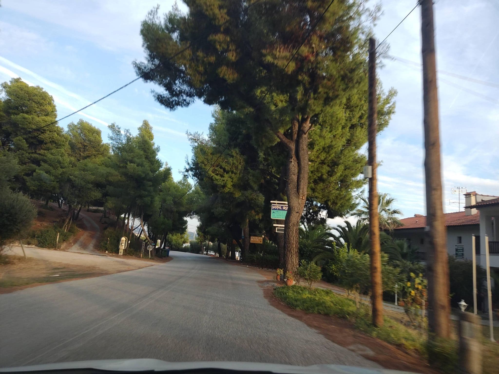 Street view near Hotel Irini, Ormýlia — © alpha14 (CC BY-SA · Mapillary)