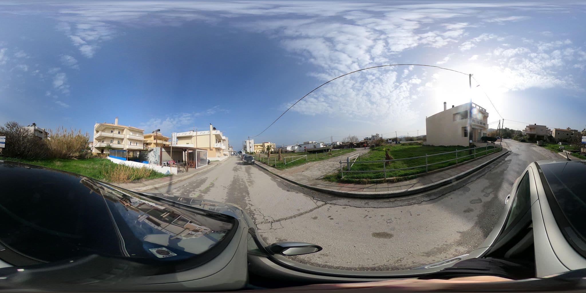 Street view near Margie's Apartments, Kíssamos — © alexbartzokas (CC BY-SA · Mapillary)