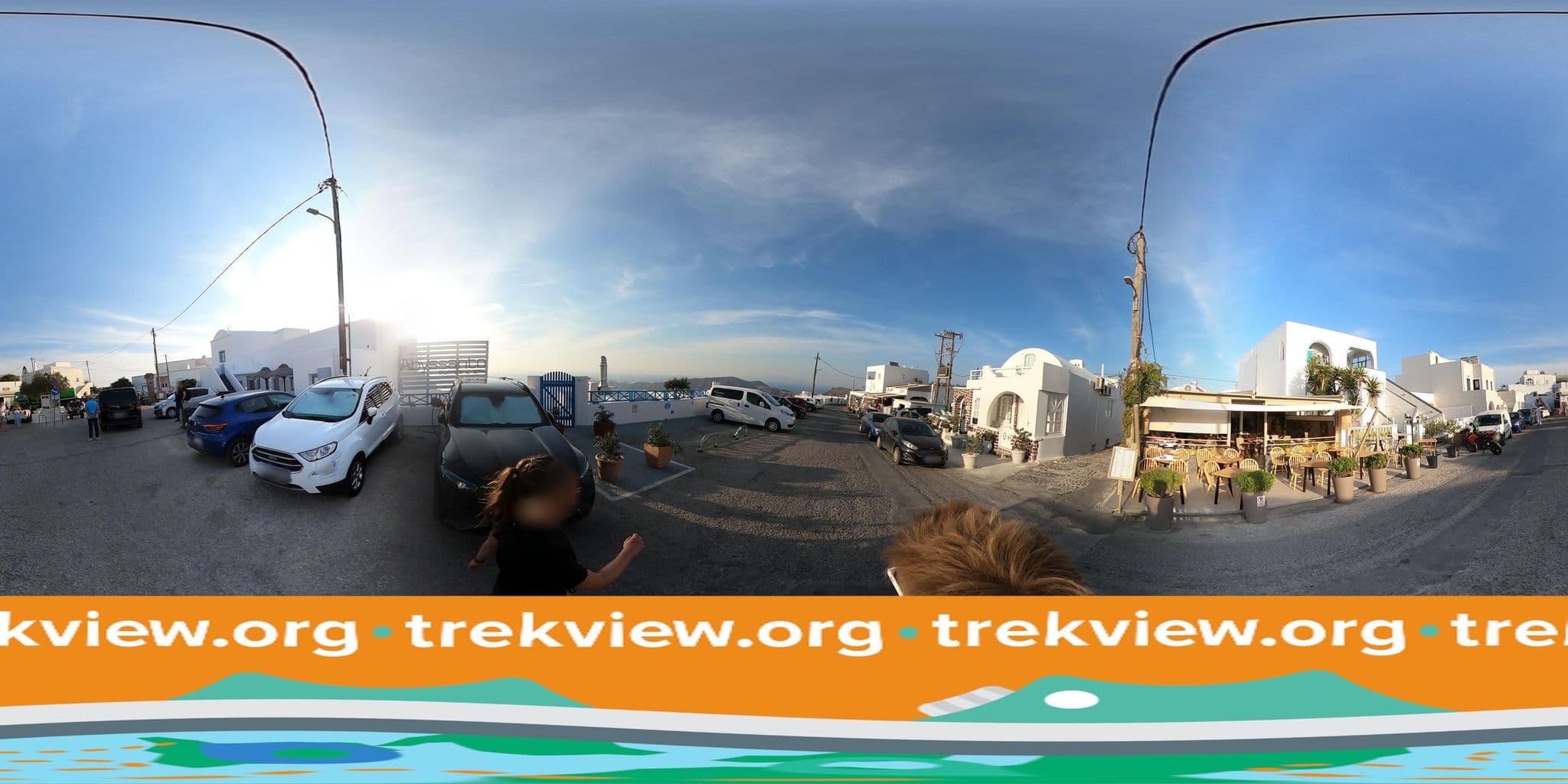 Street view near White Santorini, Firá