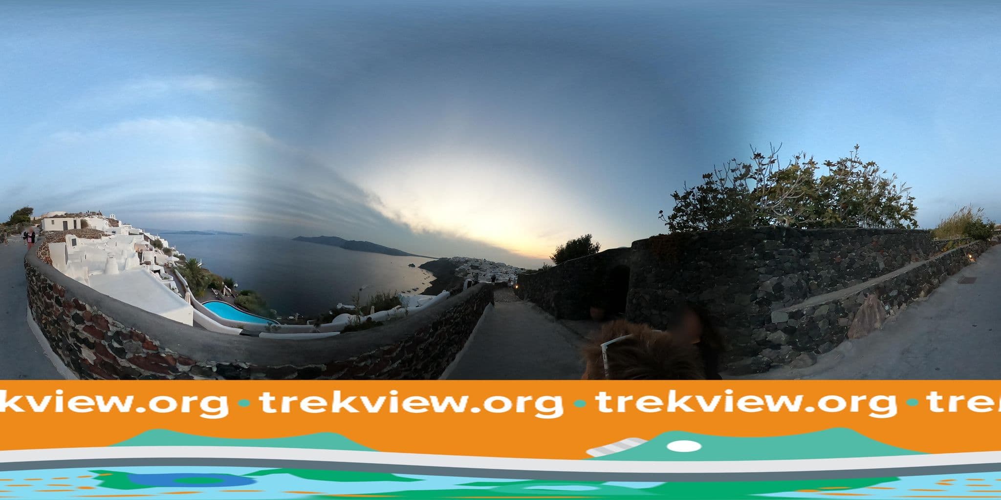 Street view near Perivolas Hotel, Oía — © trekviewed (CC BY-SA · Mapillary)