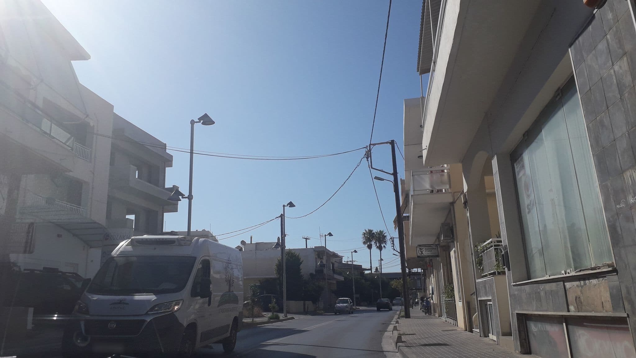 Street view near Maria' comfort studio, Rethymno