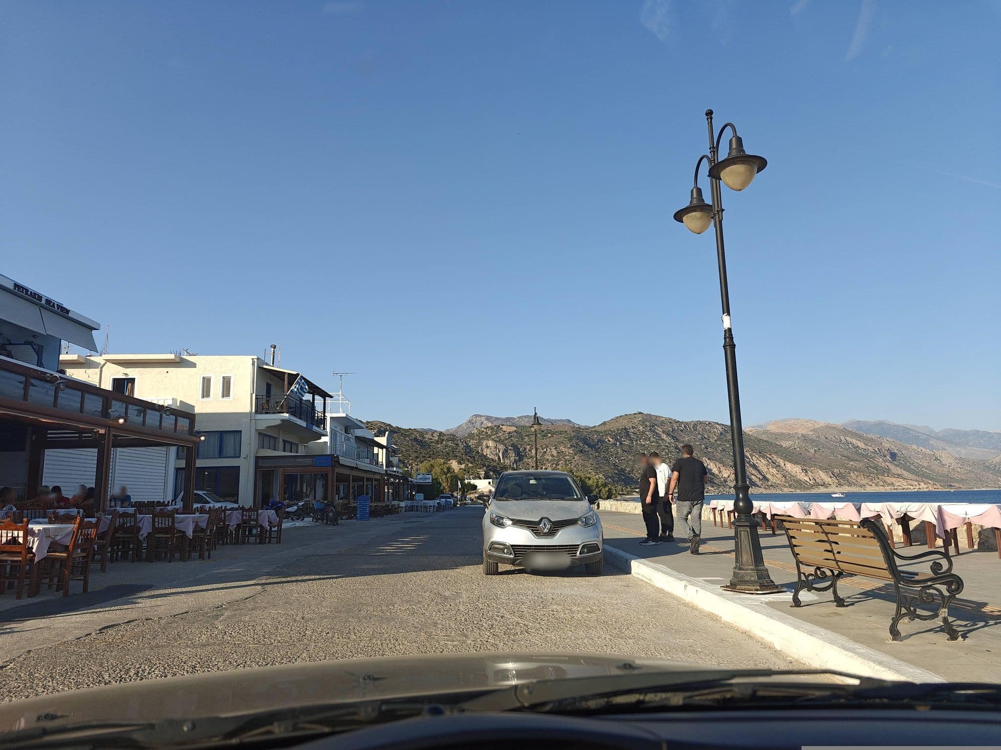 Street view near Paleochora Apartments, Palaióchora