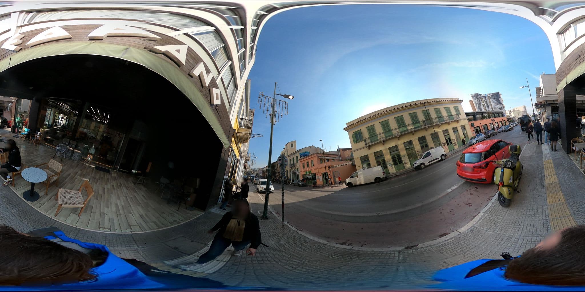 Street view near L'Avventura Suites, Athens