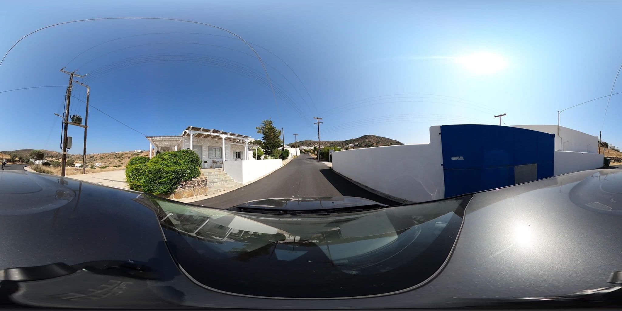Street view near Milaki, Adámas