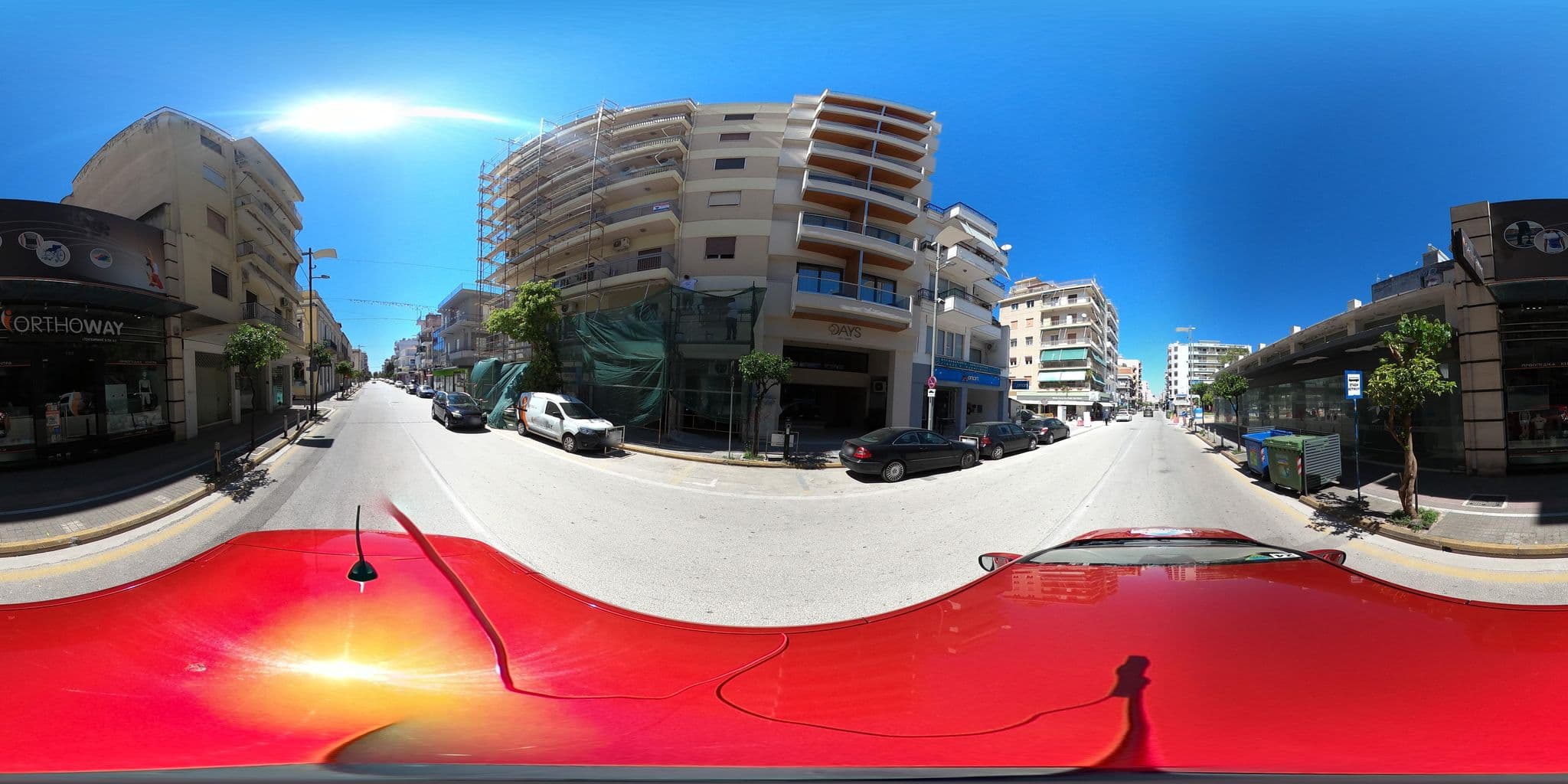 Street view near Days City Suites, Pátra — © nglf (CC BY-SA · Mapillary)